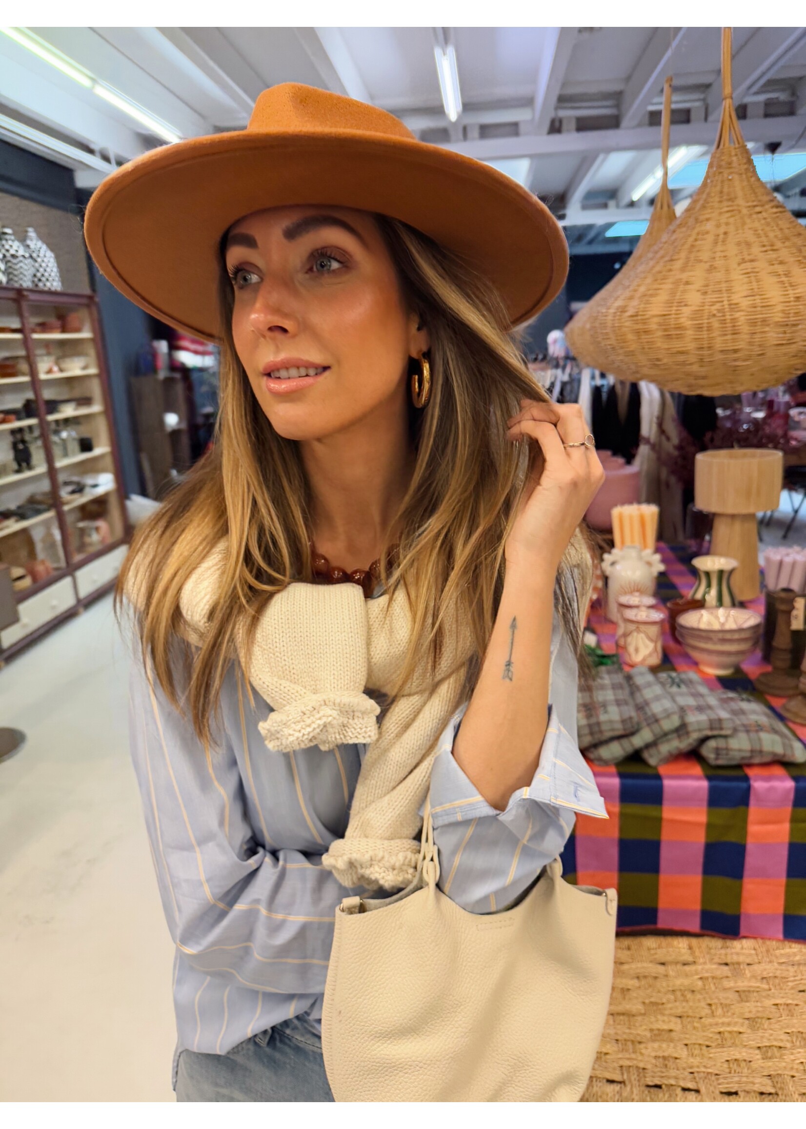 Fedora Hat - Camel