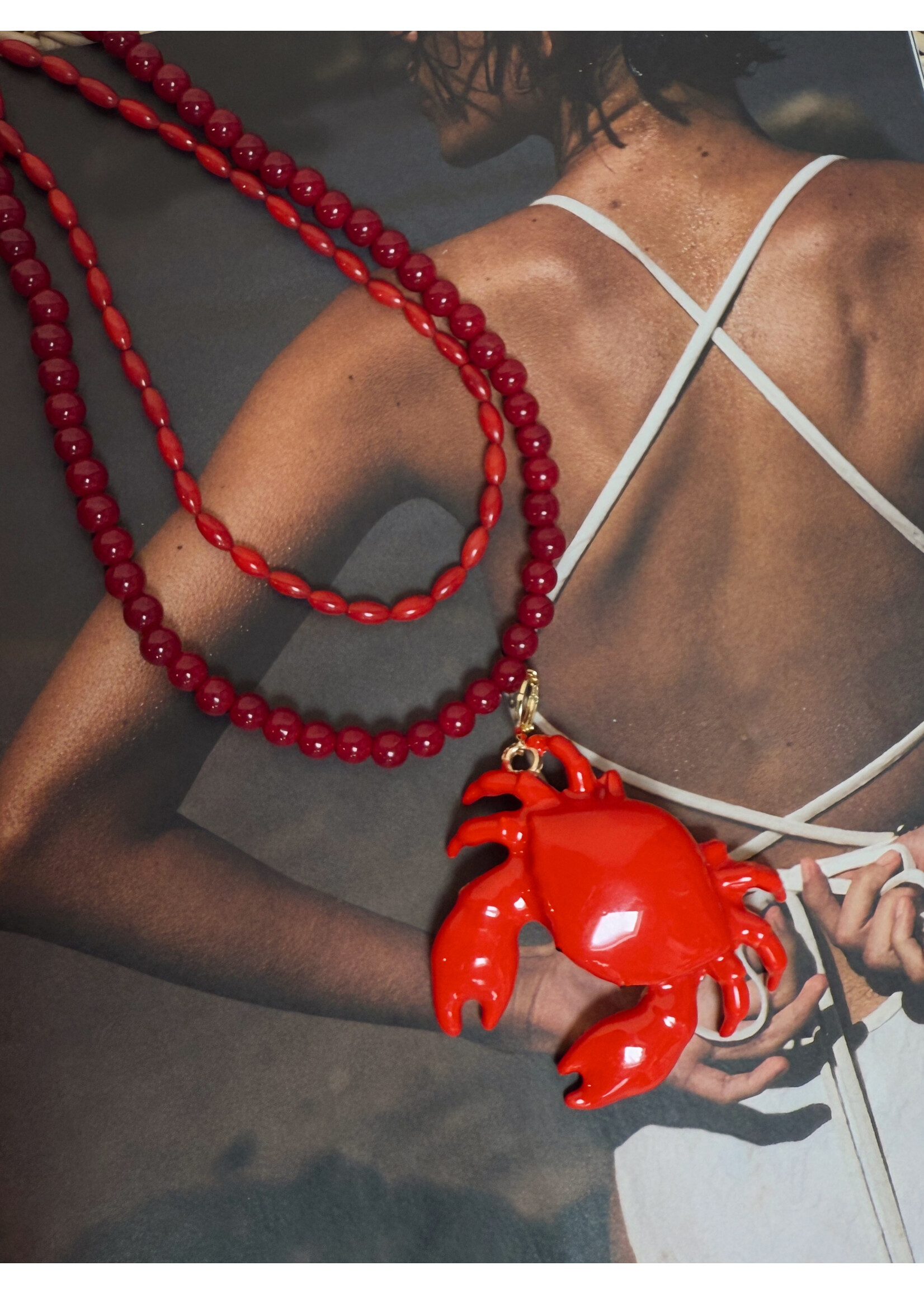 Crab Hanger Red