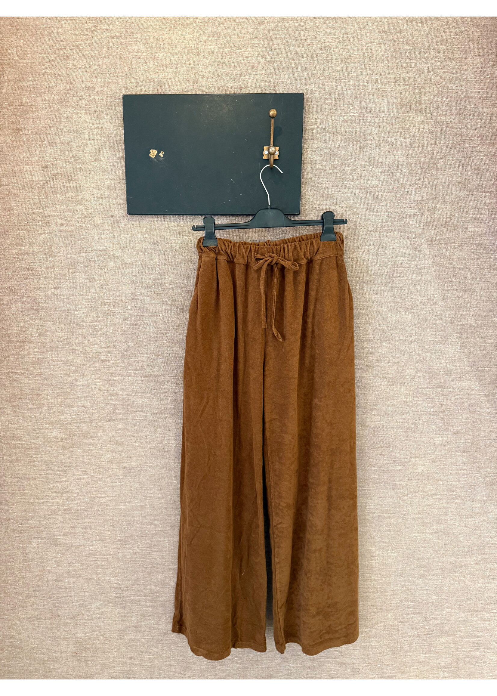 Terry Cloth Pants - Brown
