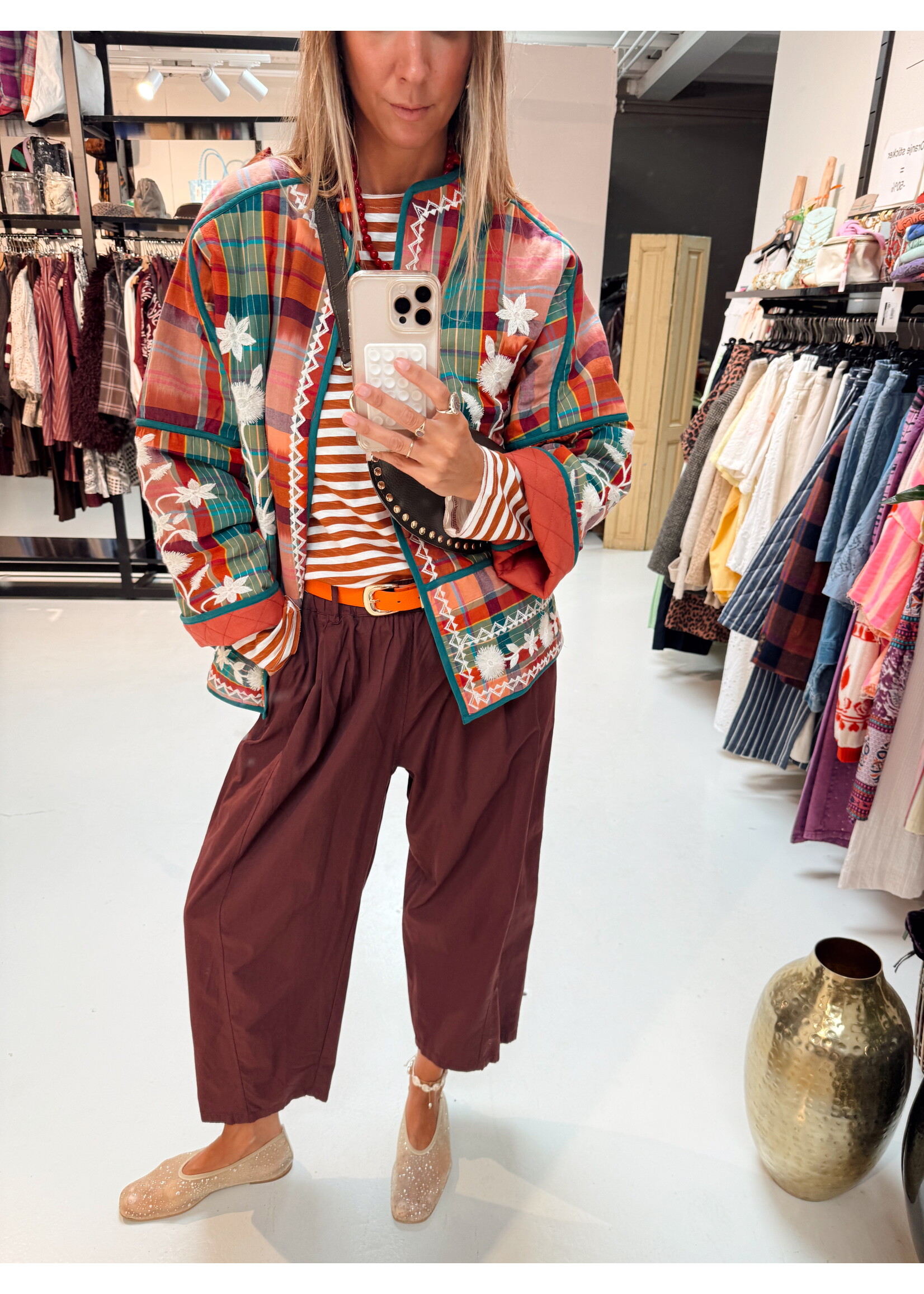 Bordeaux Balloon Pants