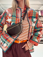 Bag Leather Brown - Studded Fanny