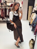 Lace Dress - Brown/Black