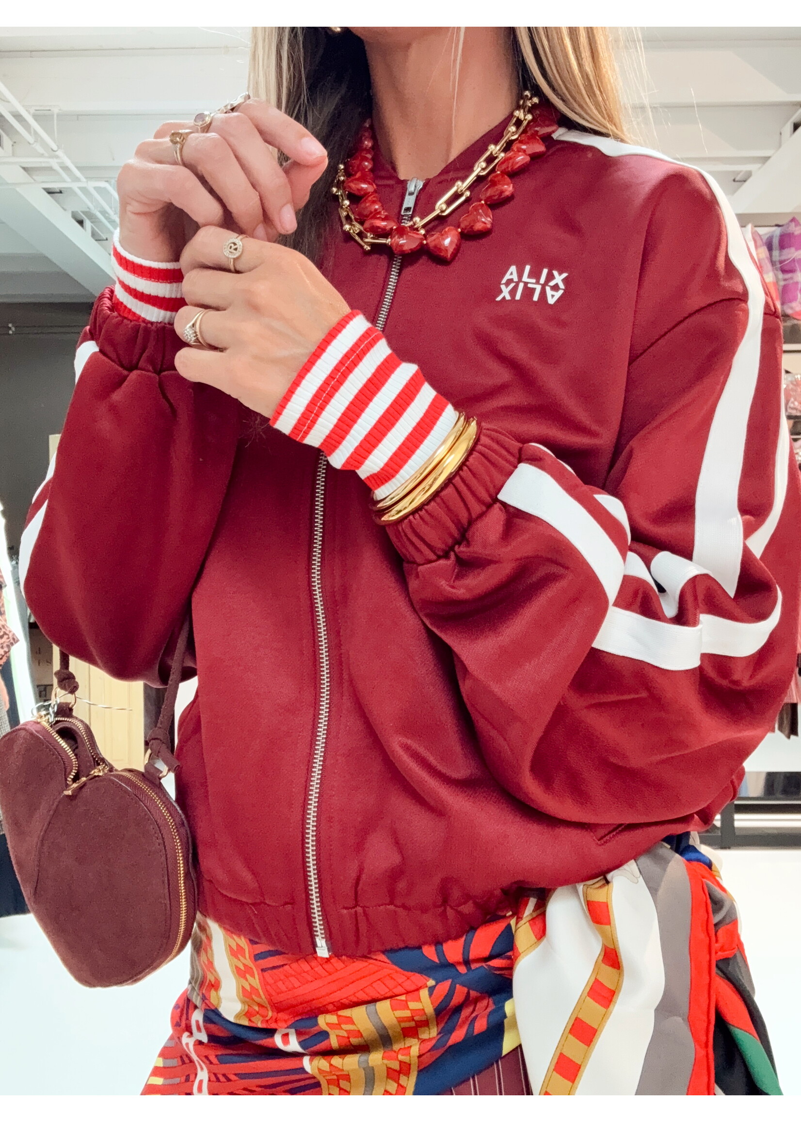 Striped Top - Red/White