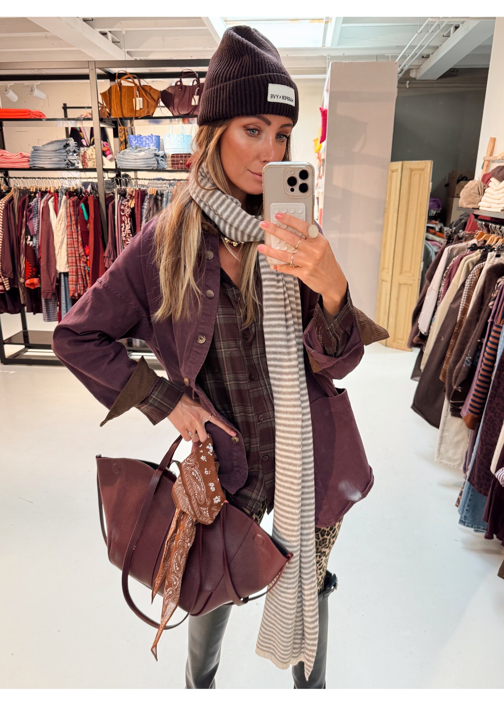 Bordeaux Jacket - Corduroy collar