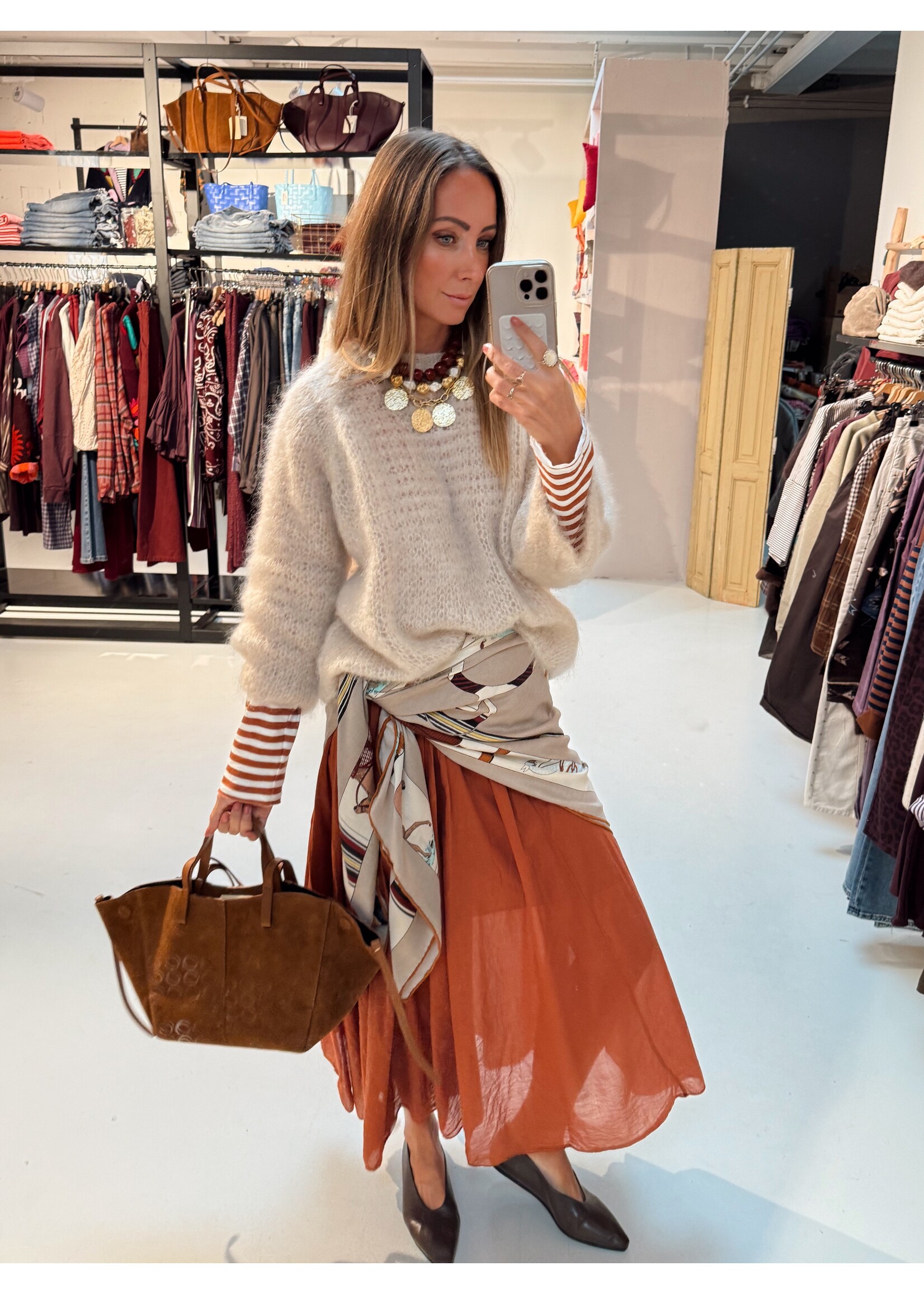 Beige Loose Knit