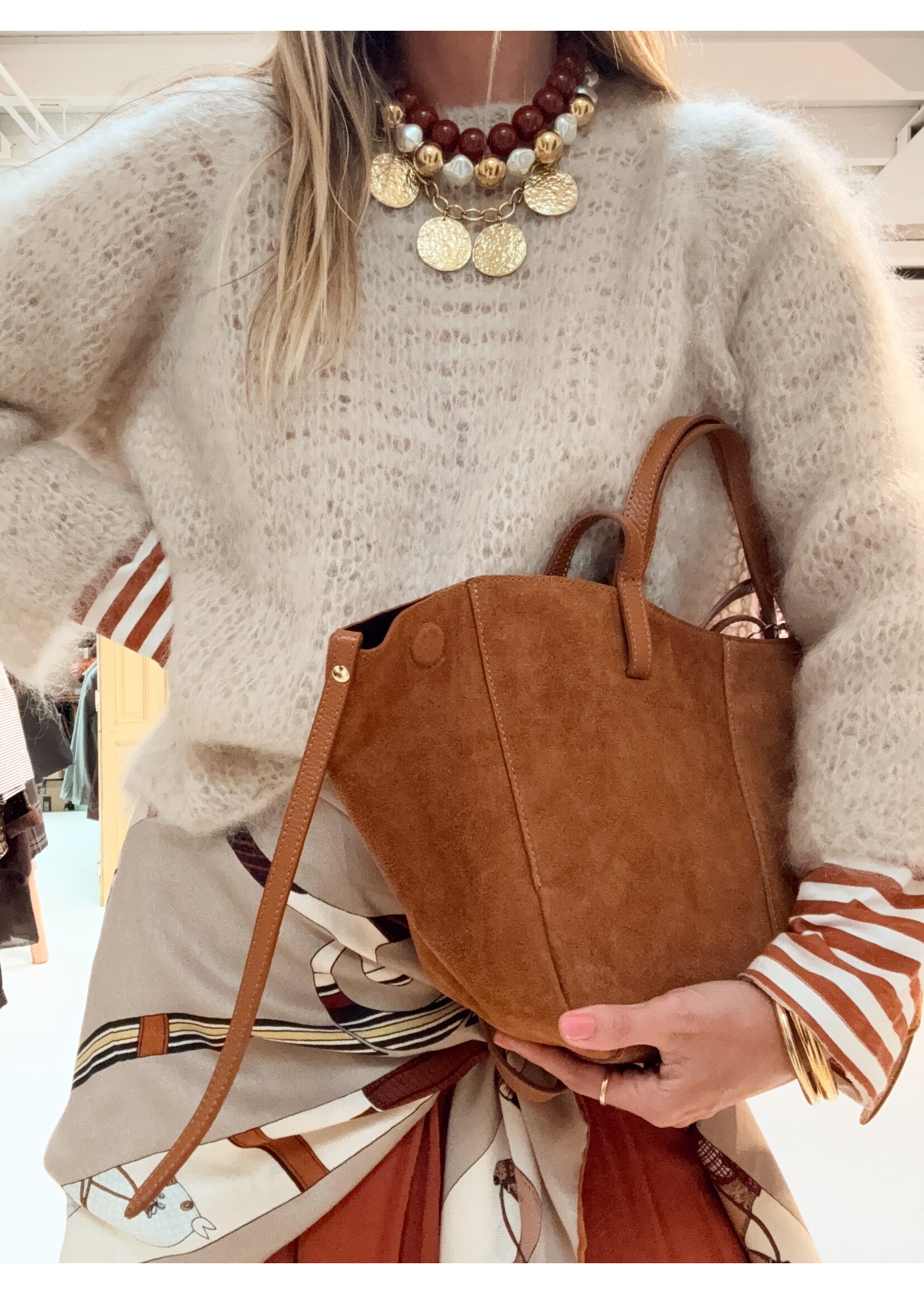 Beige Loose Knit
