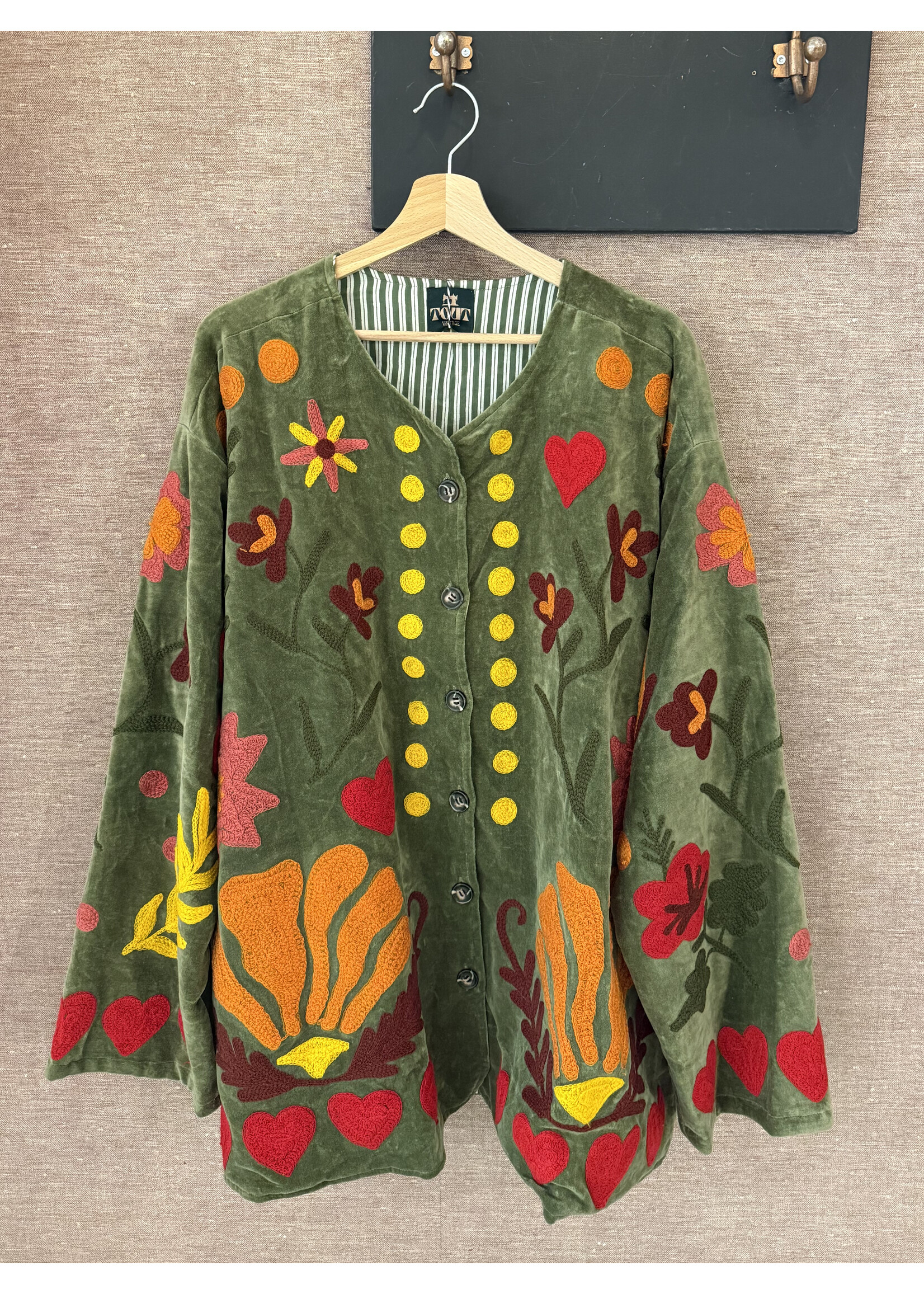 Tout vintage jasje Green