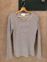 Striped Top - Cream/D.Bordeaux
