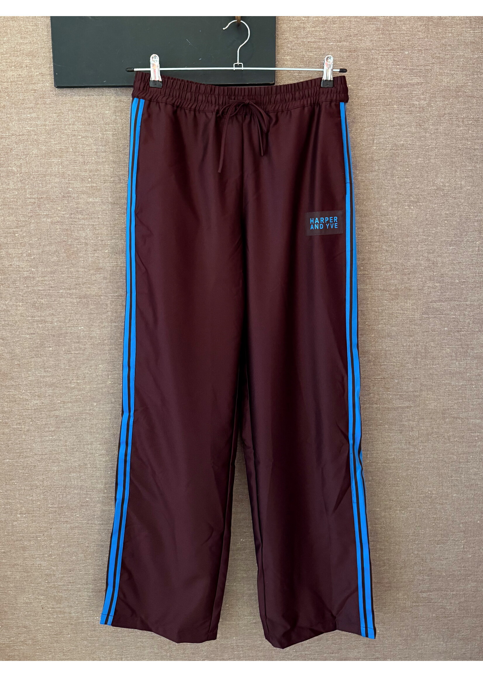 Trackpants Burgdundy Brown/Blue