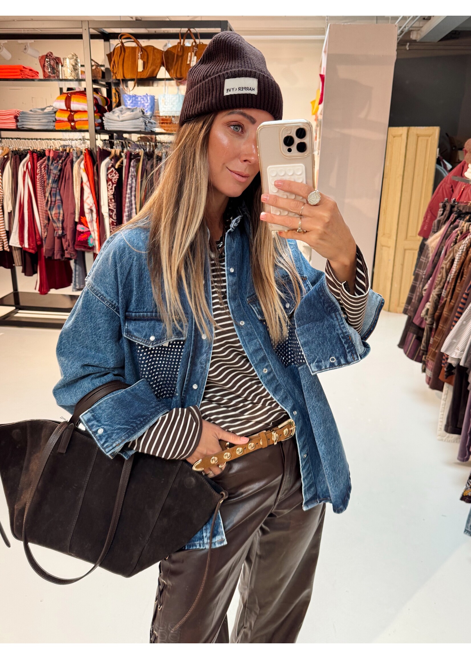 Brown/Ecru Longsleeve