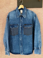 Strass Shirt Blue Denim