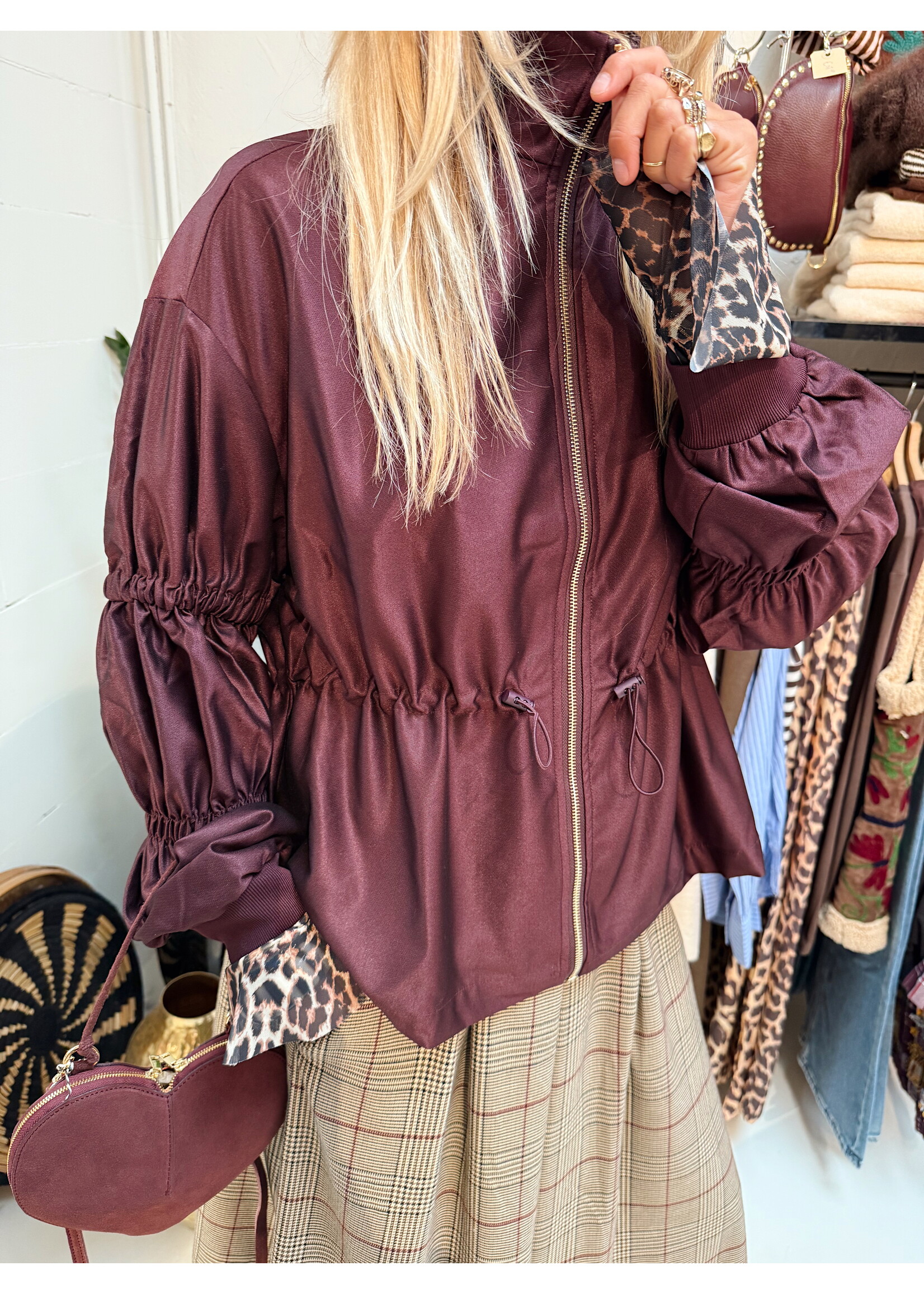 Trackjacket Burgundy