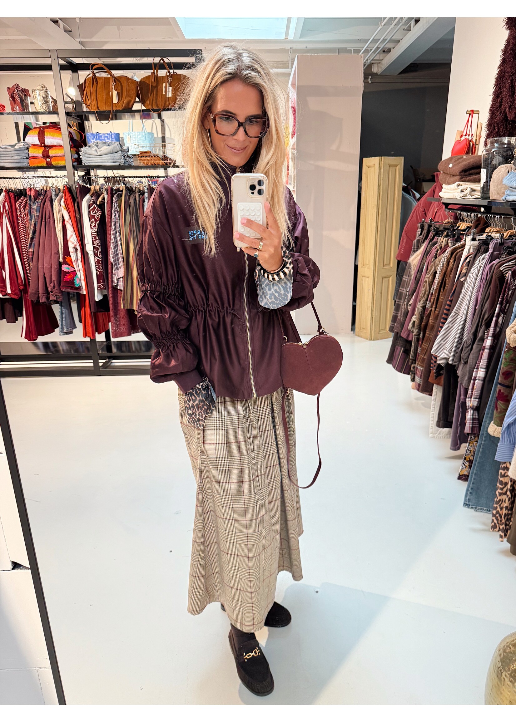 Trackjacket Burgundy