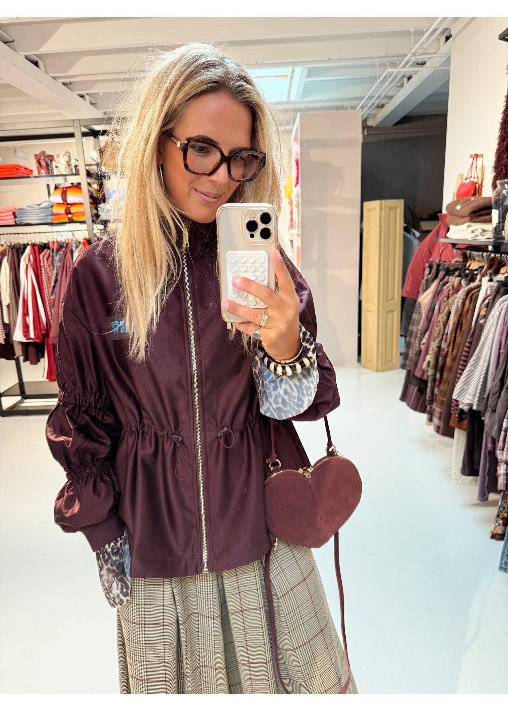 Trackjacket Burgundy