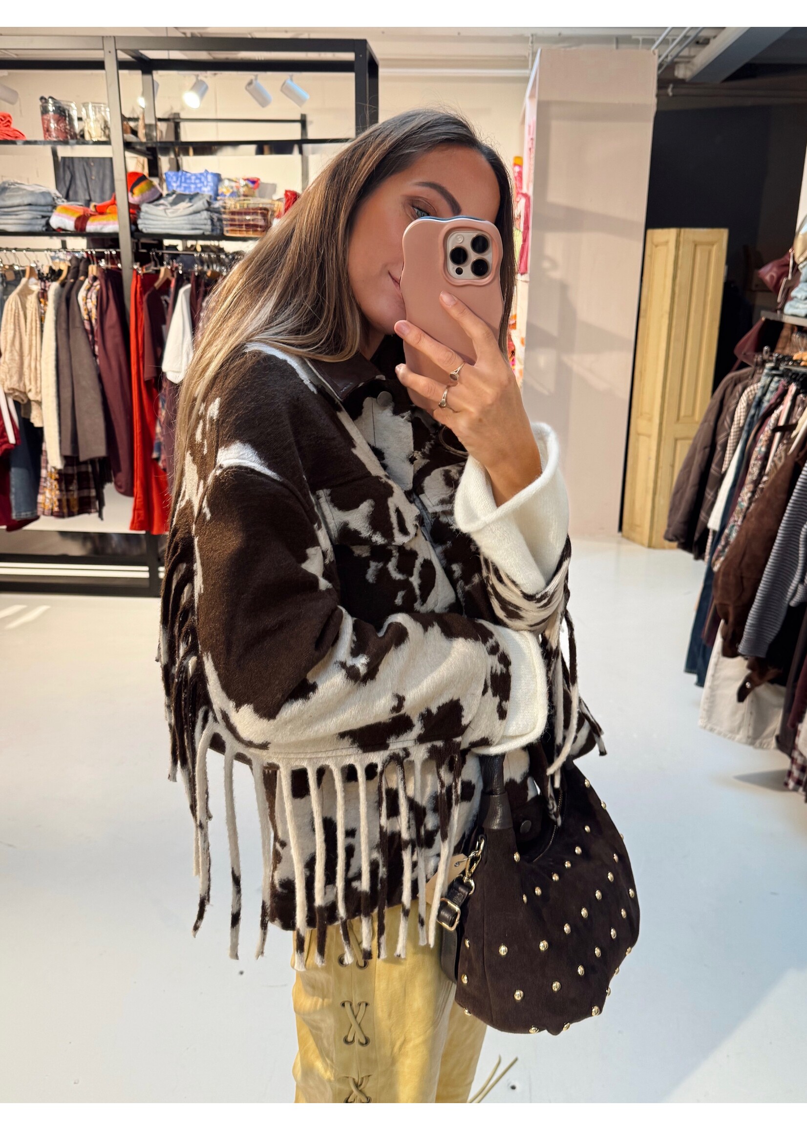 Fringe Cow Jacket