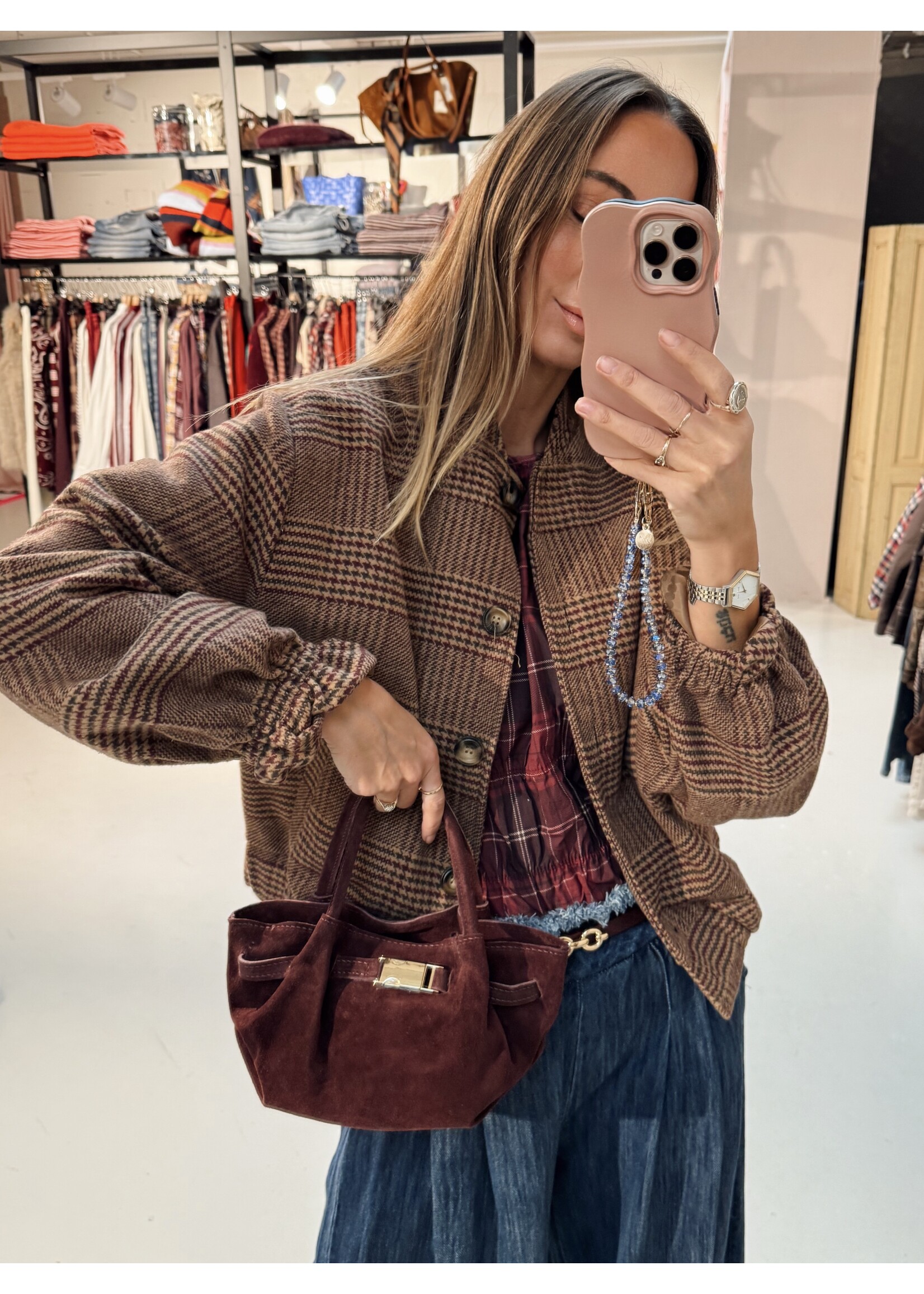 Bomber Jacket - Bordeaux