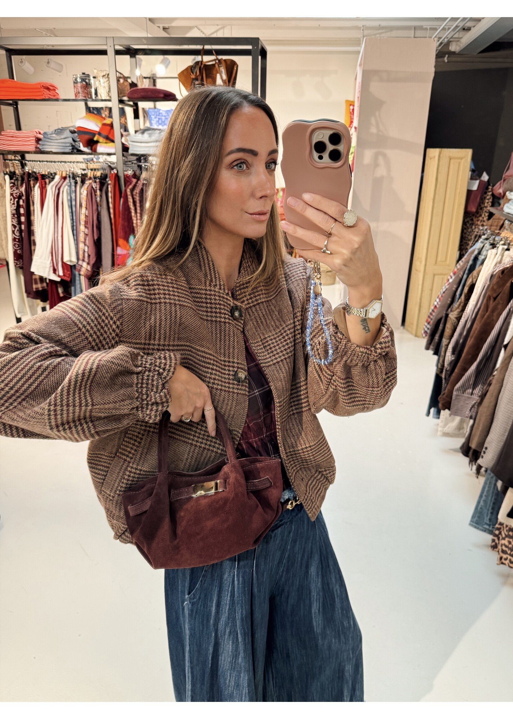 Bomber Jacket - Bordeaux