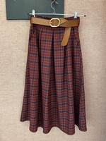 Skirt Checkered Bordeaux/Navy