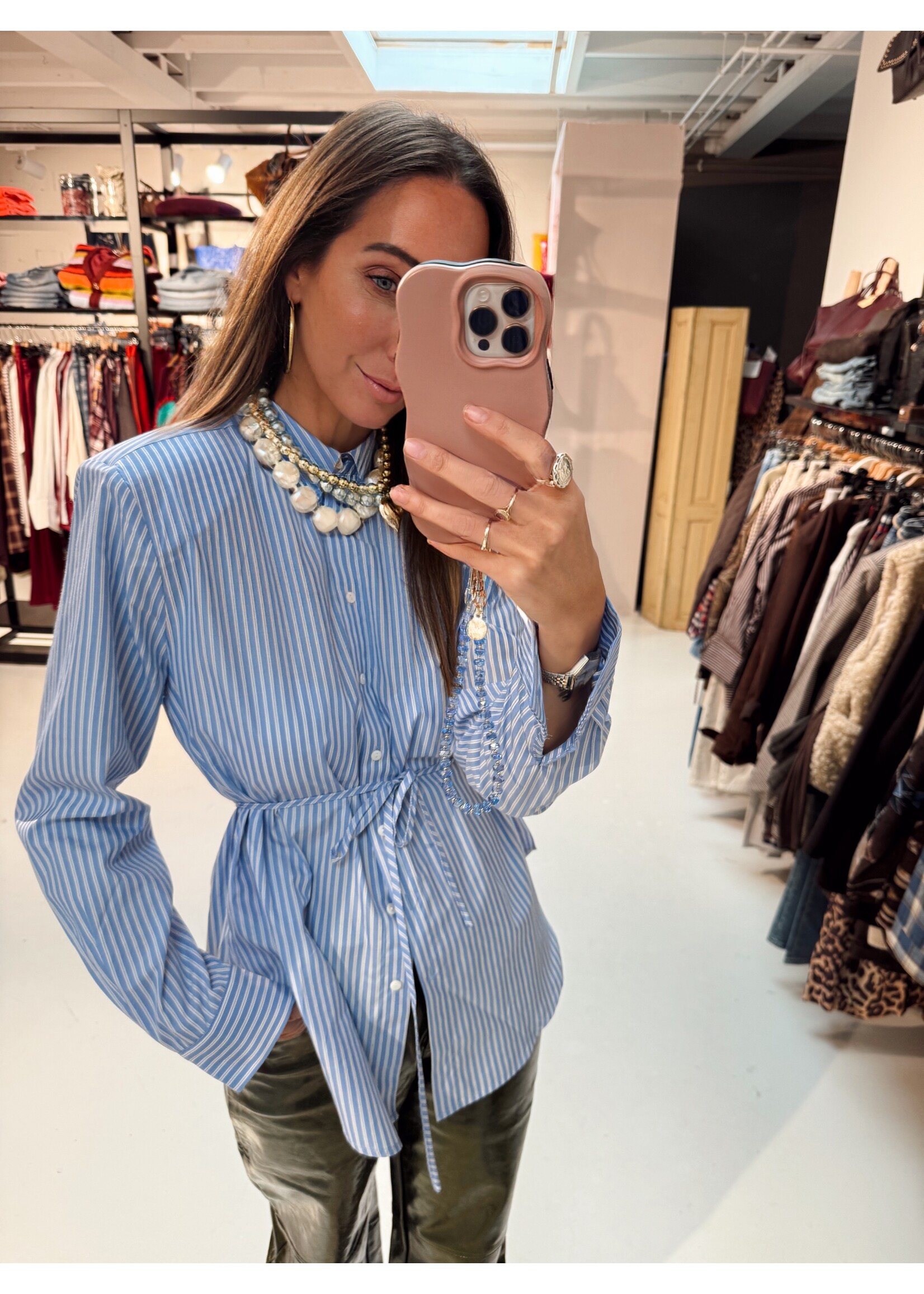 Striped Blue/White Shirt