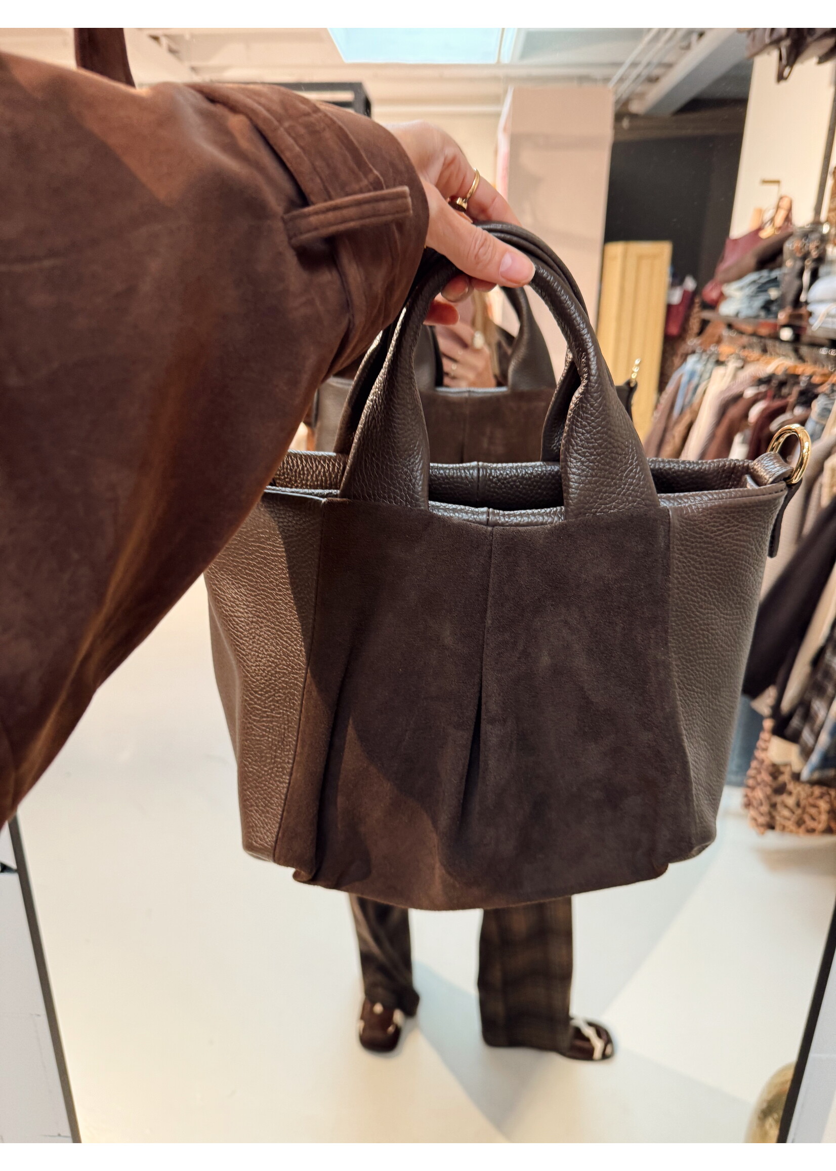 Bag Brown - Suede Leather