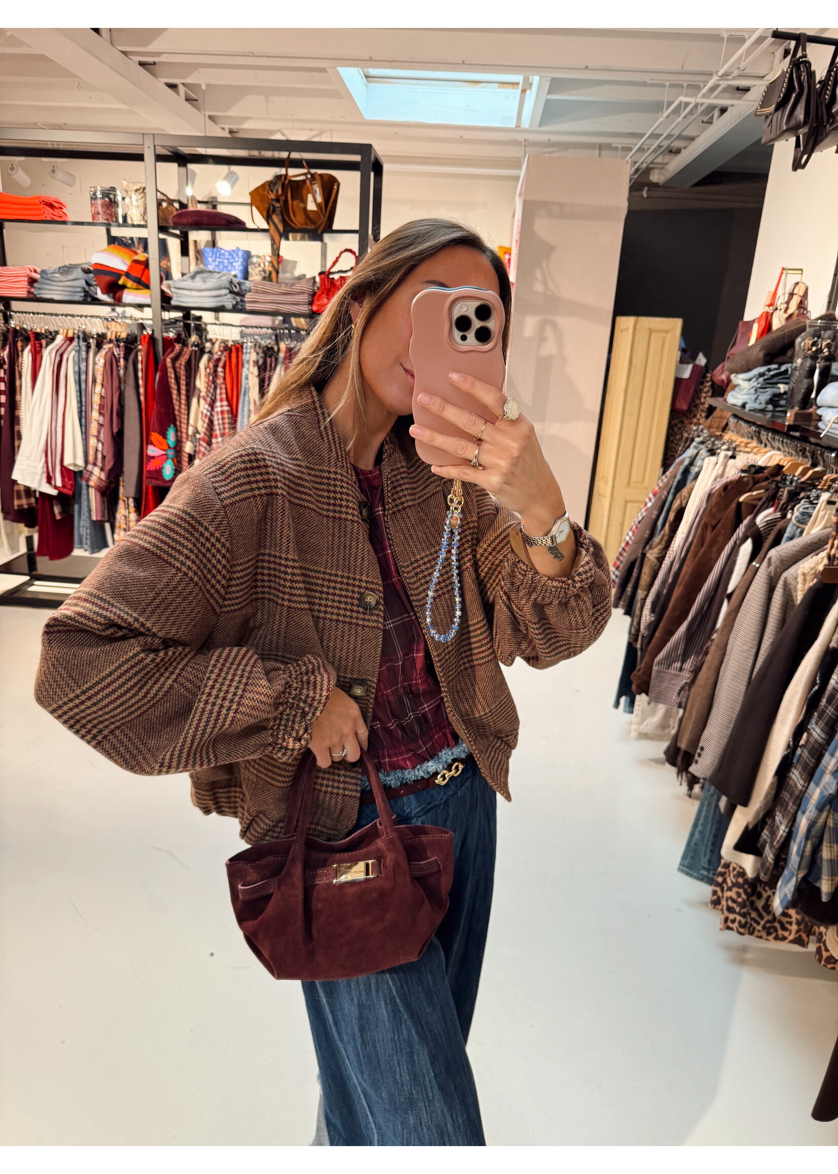 Bag Bordeaux - Suede