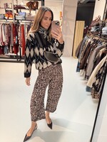 Leopard Barrel Jeans