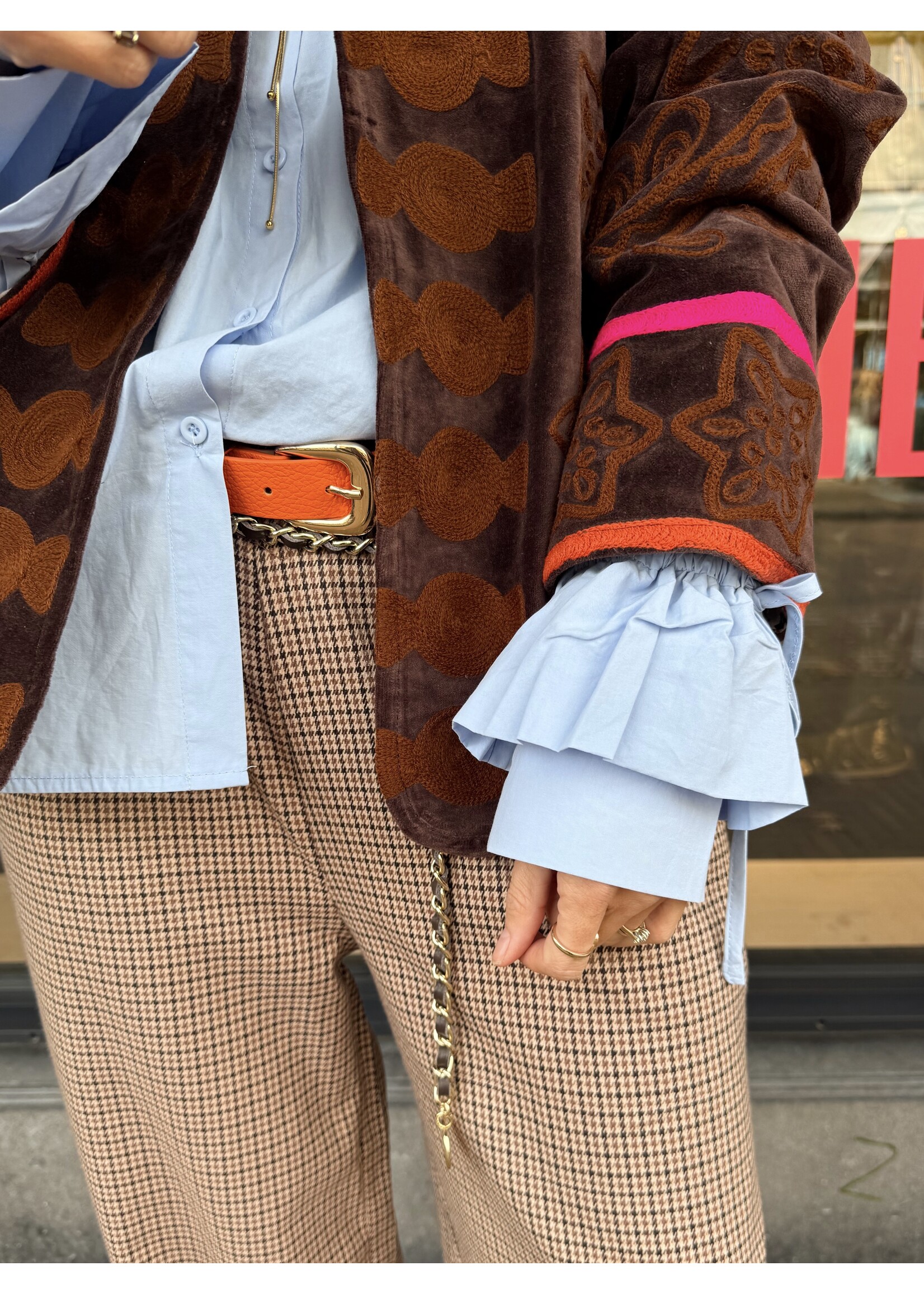 Stijlbandiet Jacket - Velours Snake