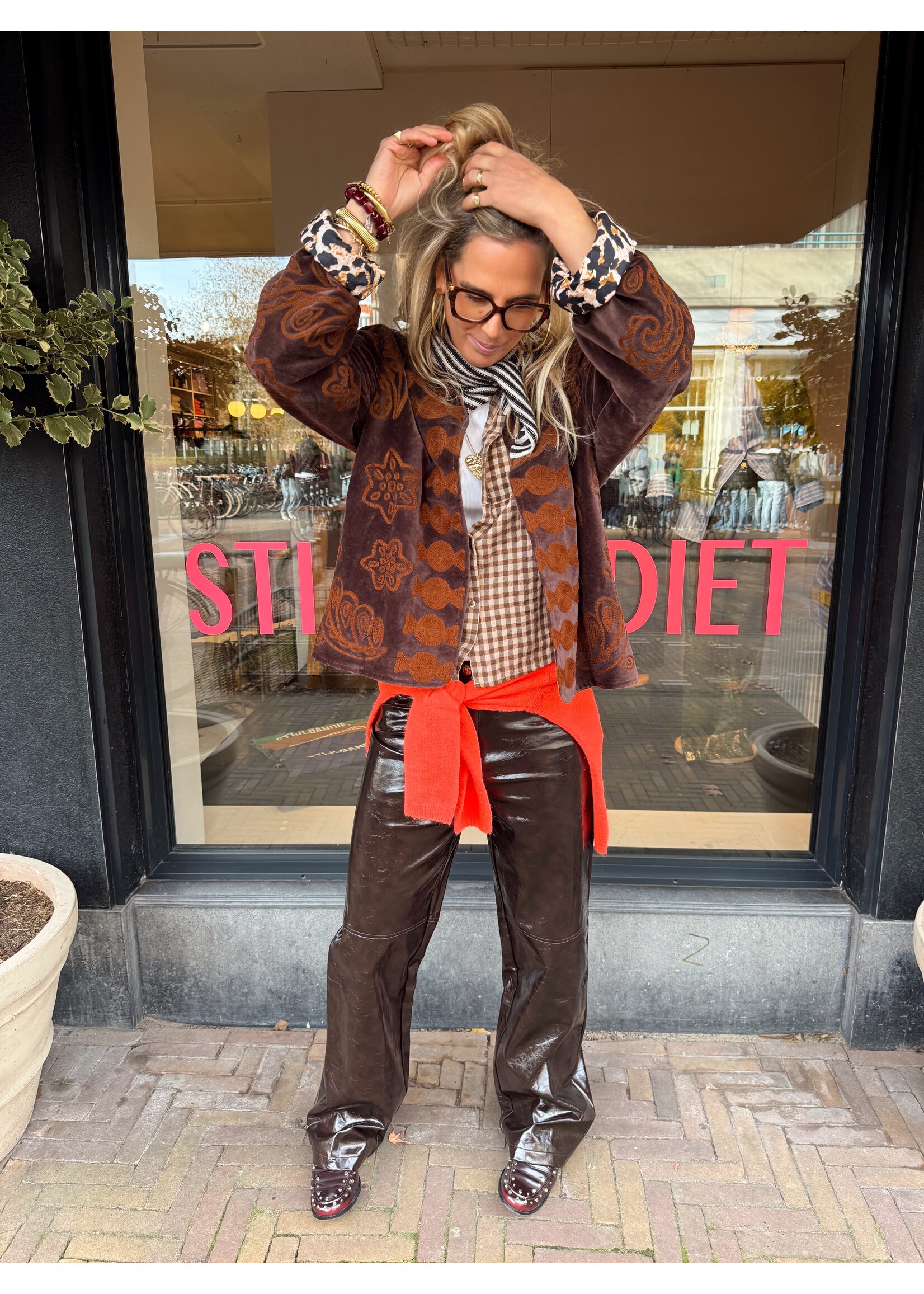 Stijlbandiet Jacket - Velours Snake