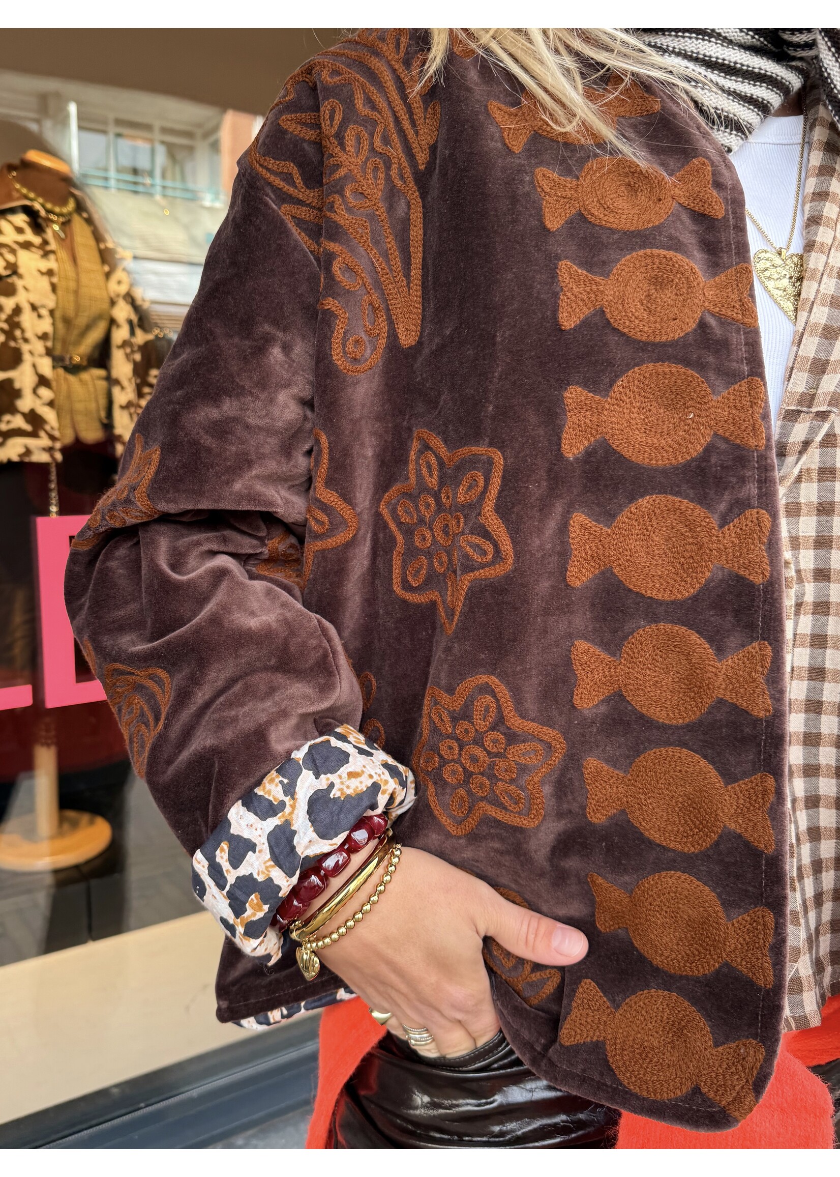 Stijlbandiet Jacket - Velours Snake