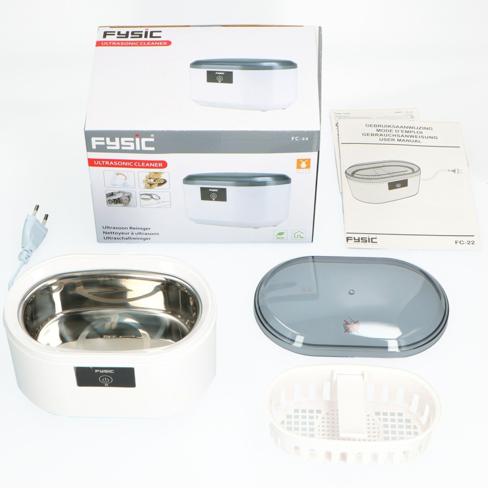 Fysic Fysic FC-22 Ultrasoon Grondige Reiniger voor Waardevolle Spullen