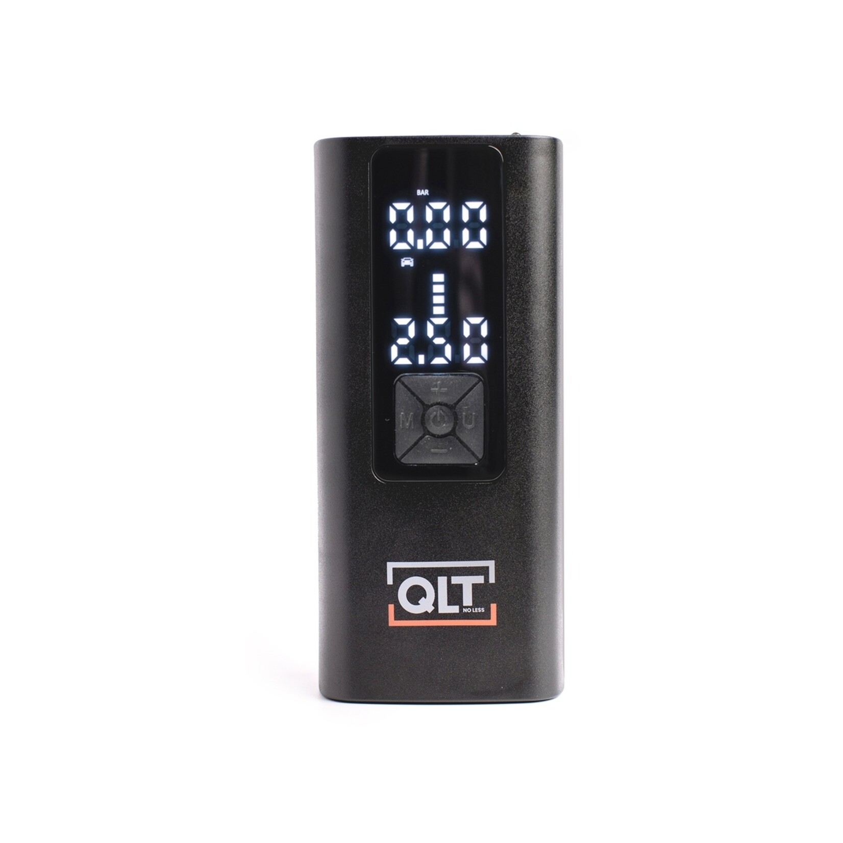 QLT No Less QLT Luchtcompressor Pro en Powerbank incl. Opzetstukken en Oplaadkabel