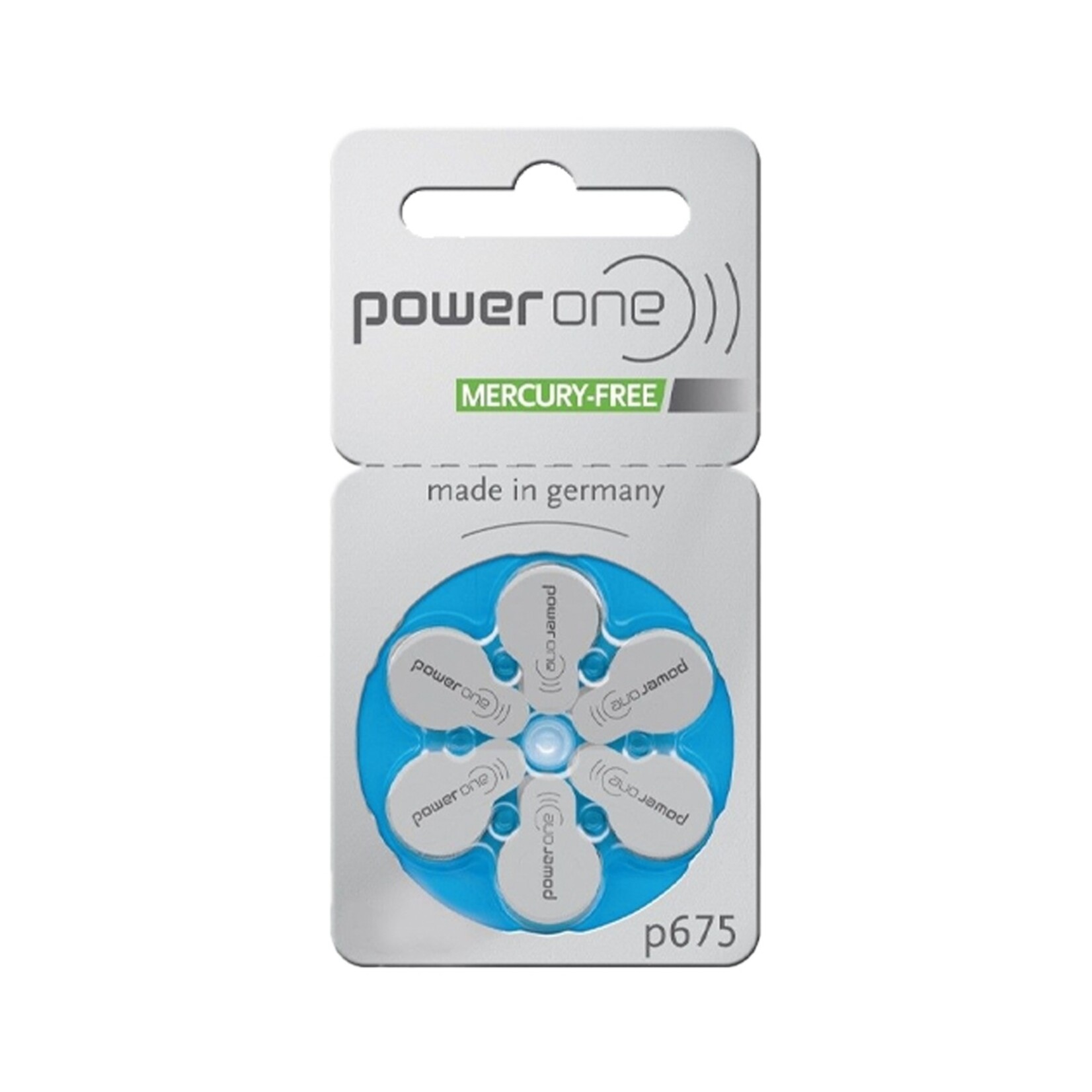 Power One Power One Hoortoestelbatterijen Kwikvrij - Gehoorbatterijen