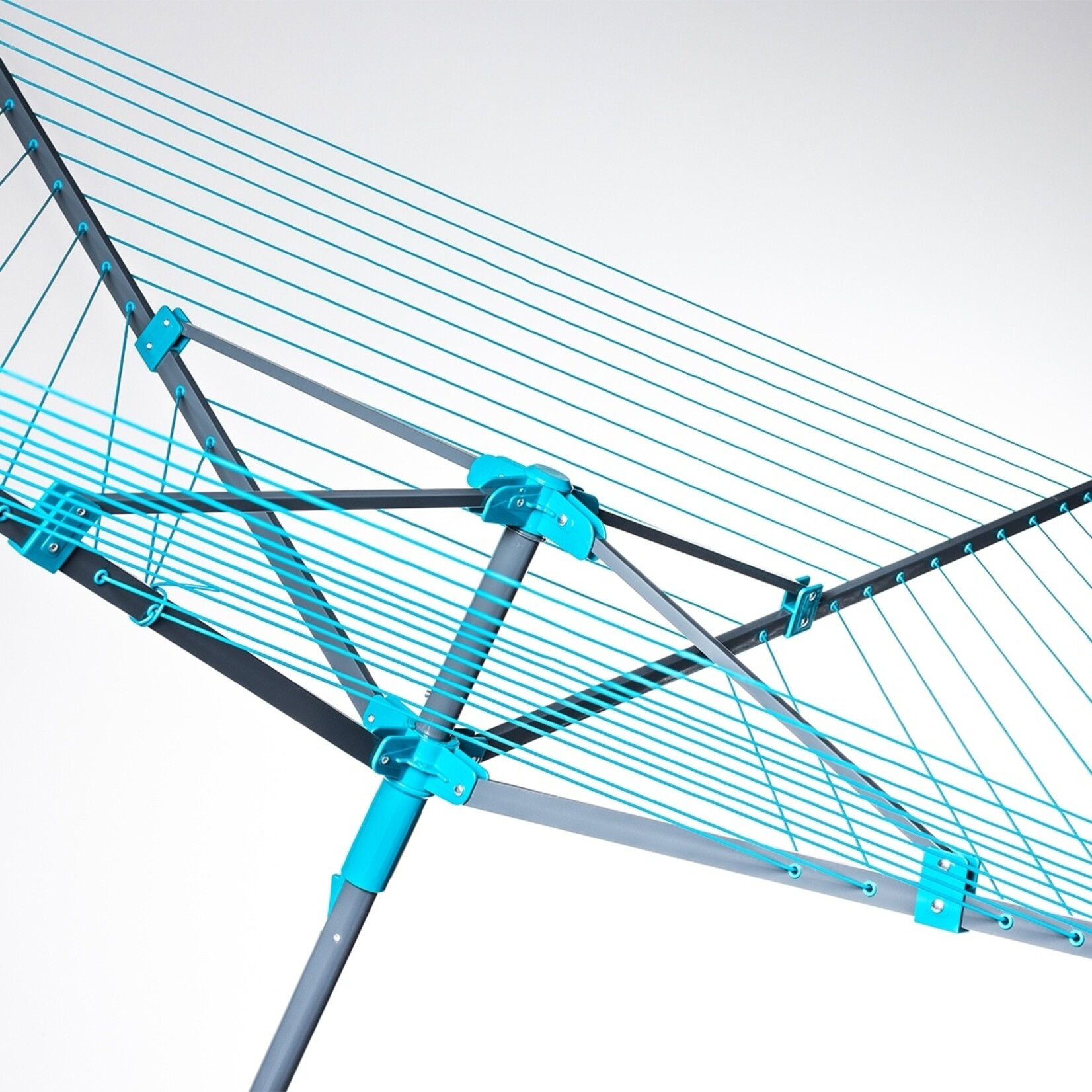 Shine for your daily cleaning Shine Inklapbare droogmolen voor buiten - 50 meter drooglengte