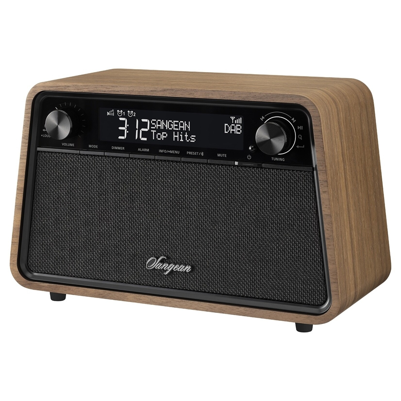 Sangean Sangean WR-201D Tafelradio met DAB+, Bluetooth. FM-radio en vele extra's