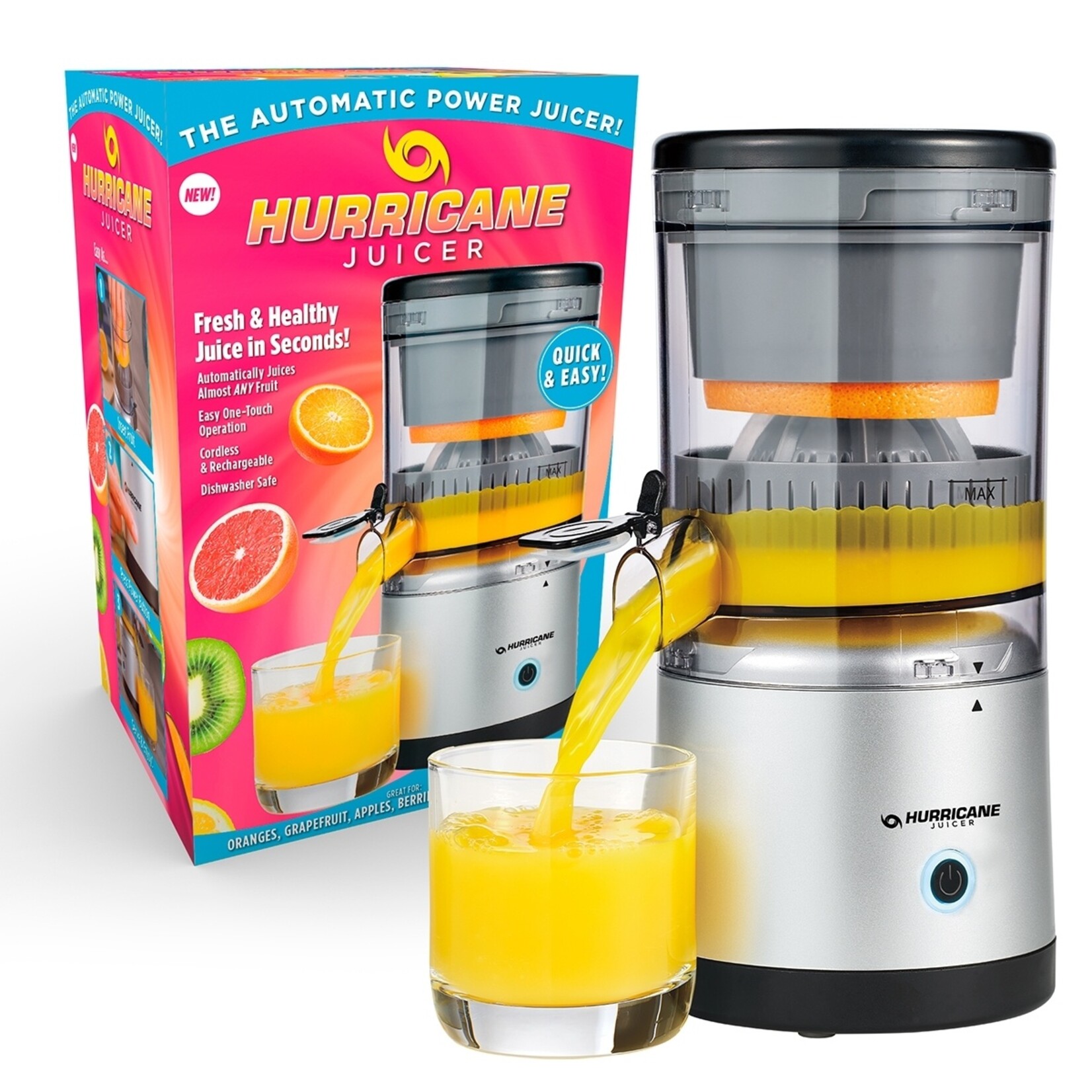 Nexxt Hurricane Juicer - Sapcentrifuge - Draadloos