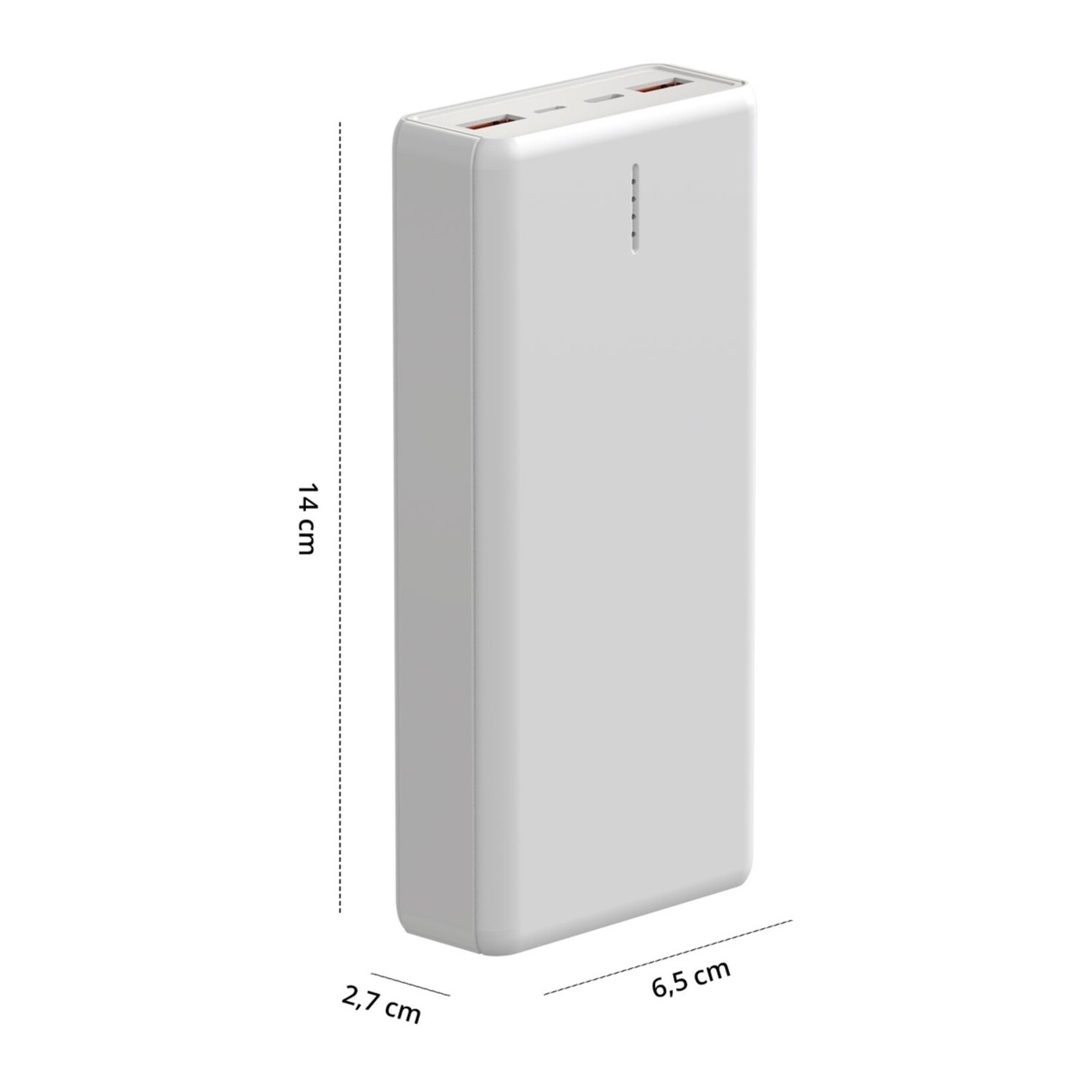 FlinQ FlinQ Mammoth Powerbank 20.000 mAh - Externe Batterij - Smartphone Oplader