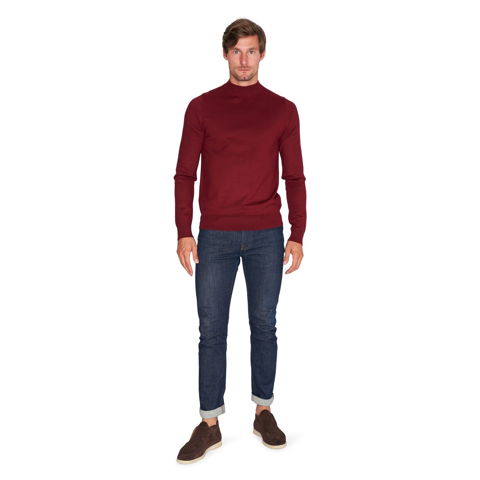 Mario Russo Mario Russo Turtle Neck Coltrui met Stretch