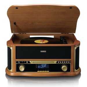 Lenco Lenco TCD-2571WD Alles-in-één Muzieksysteem - Classic Phono - Retro Design