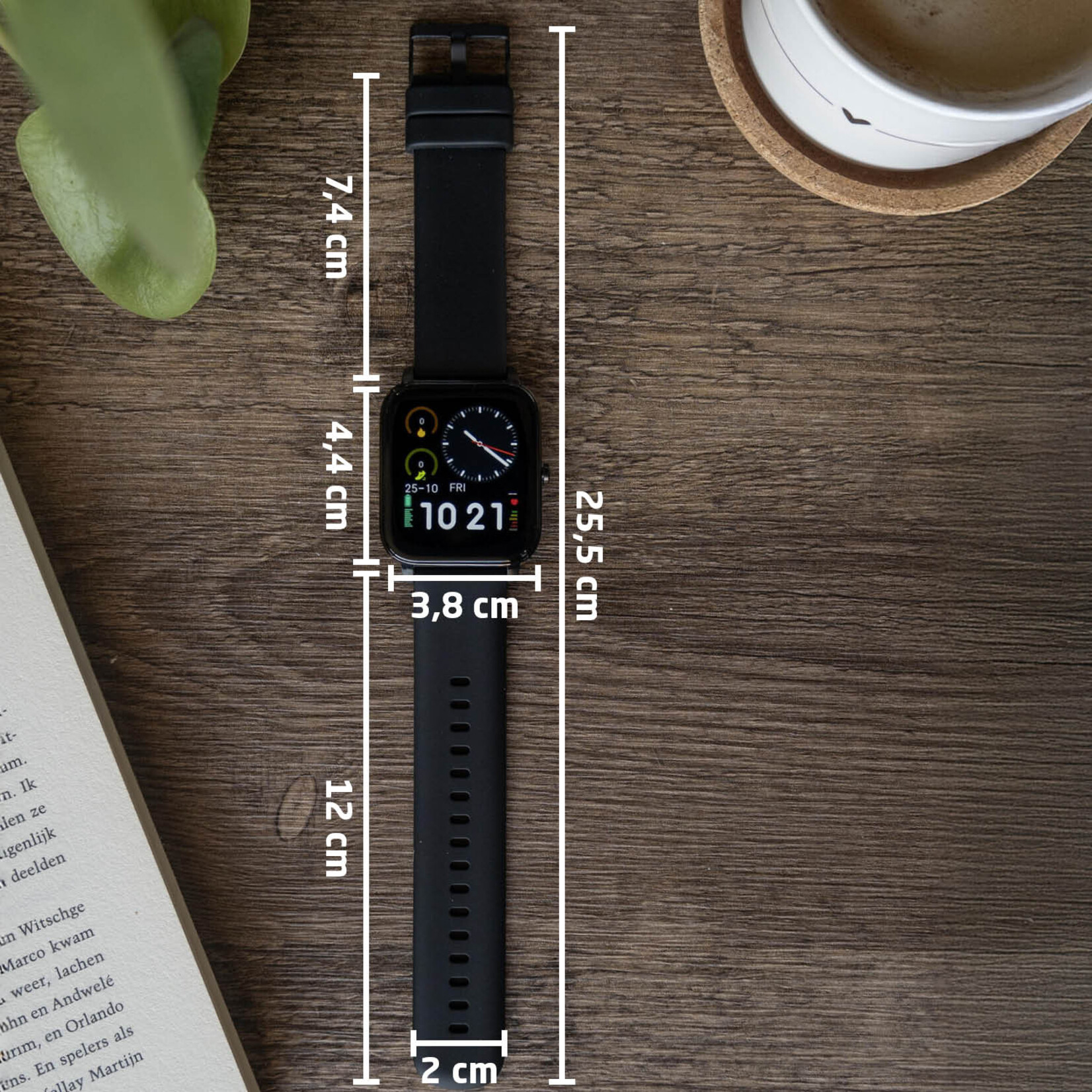 BREND BREND BR-2223 Smartwatch met Bloeddrukmeter en Hartslagmeter