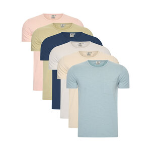 Mario Russo Mario Russo T-Shirts voor Heren - Met Borstzak