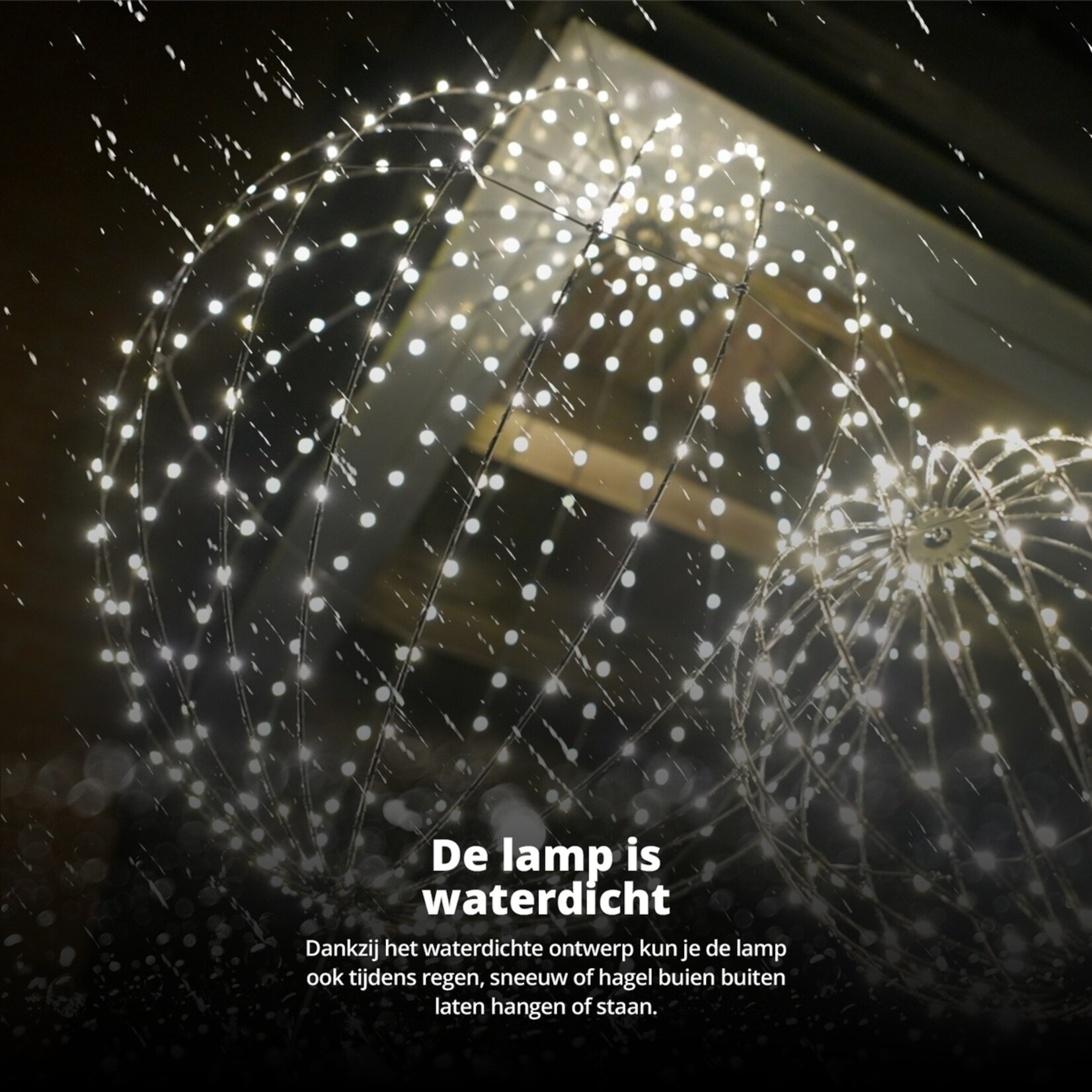 FlinQ FlinQ Slimme Lichtbol voor Binnen en Buiten - Lichtgevende Bal - Warm Wit