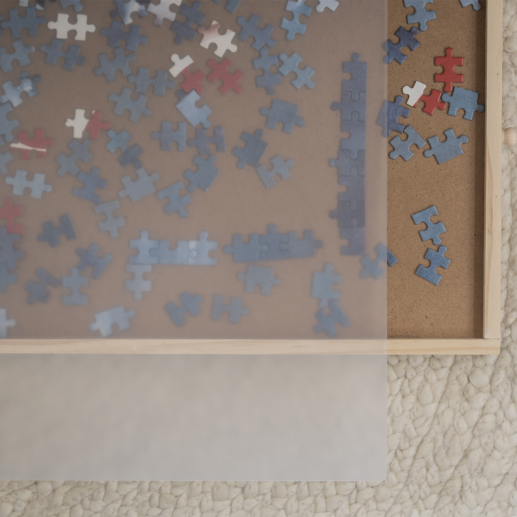 BREND BREND BR-2217 Puzzelplaat voor 1500 Stukjes – Puzzelplank met 6 Lades