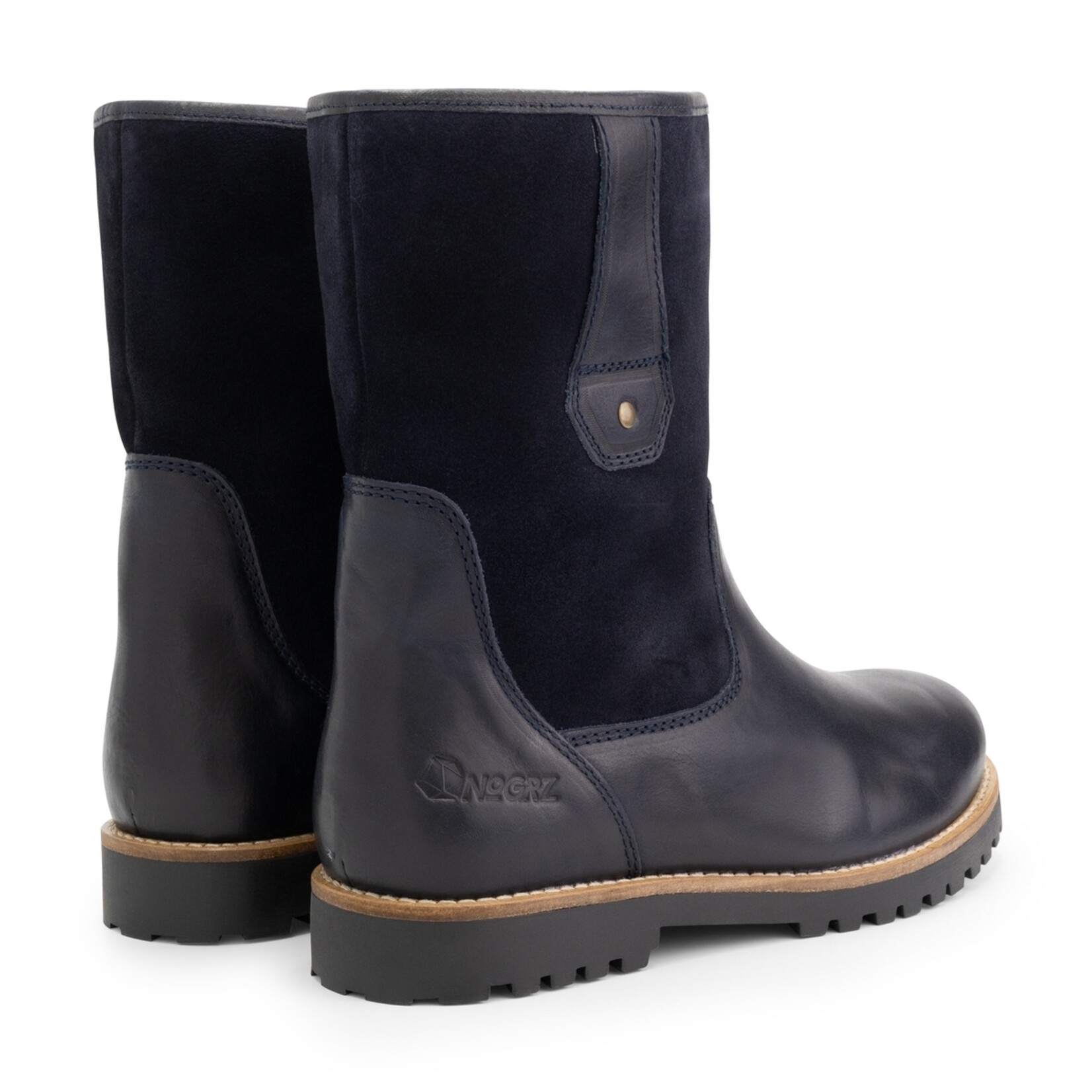 NoGRZ NoGRZ R. Cassels Halfhoge Laarzen voor Dames - 100% Leer