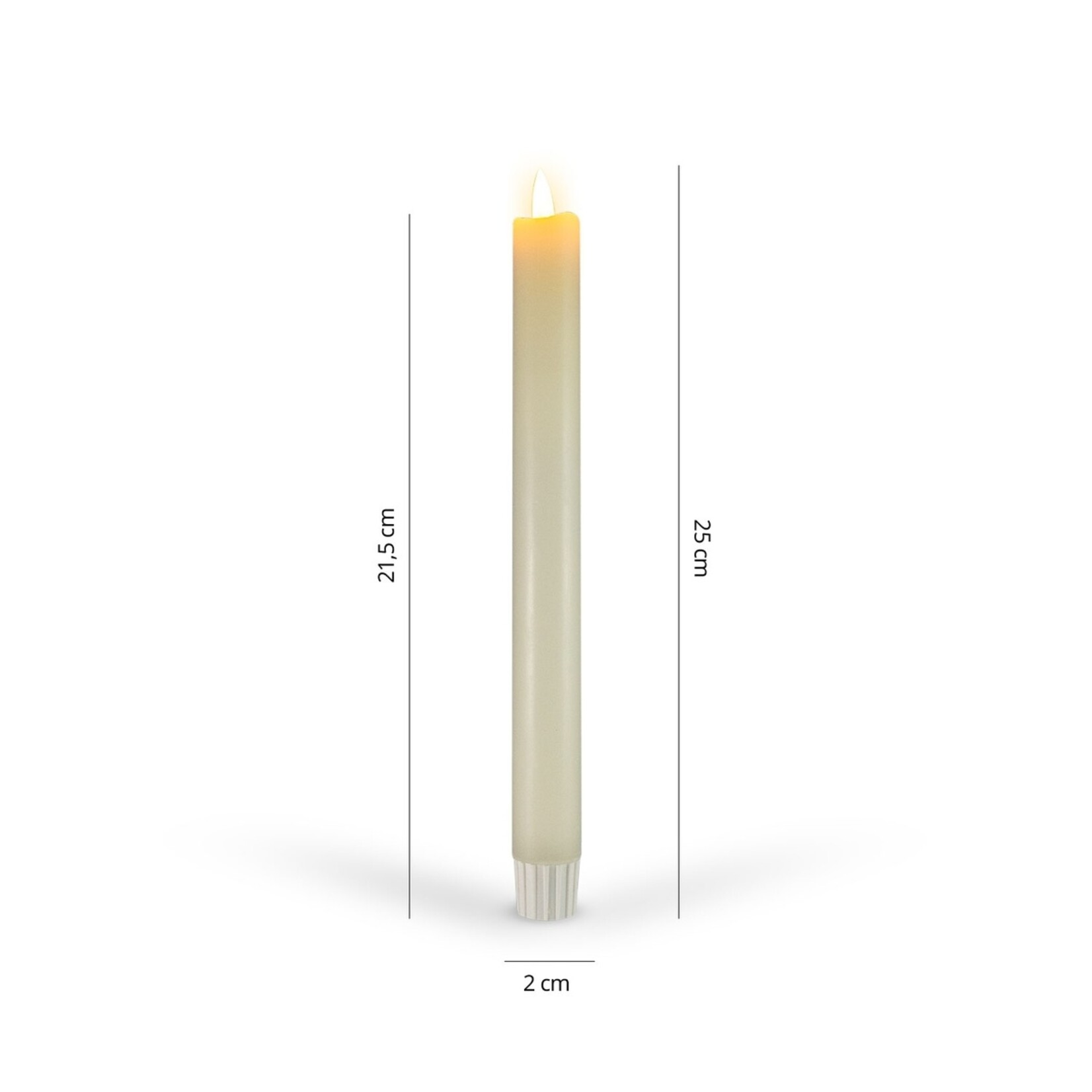 FlinQ FlinQ LED Taper Candles LED Dinerkaarsen - Set van 6 Stuks