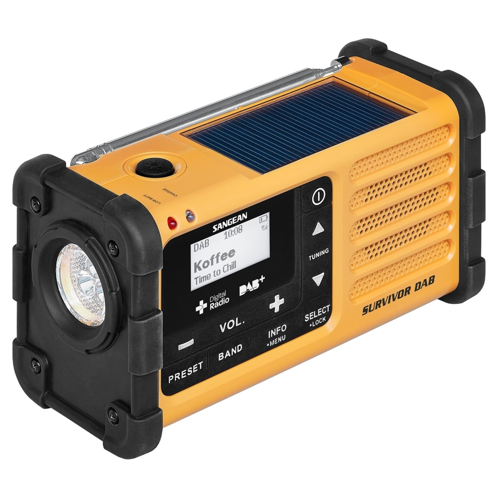 Sangean Sangean MMR-88DAB Survivor DAB+/FM Noodradio met Oplaadbare Batterij