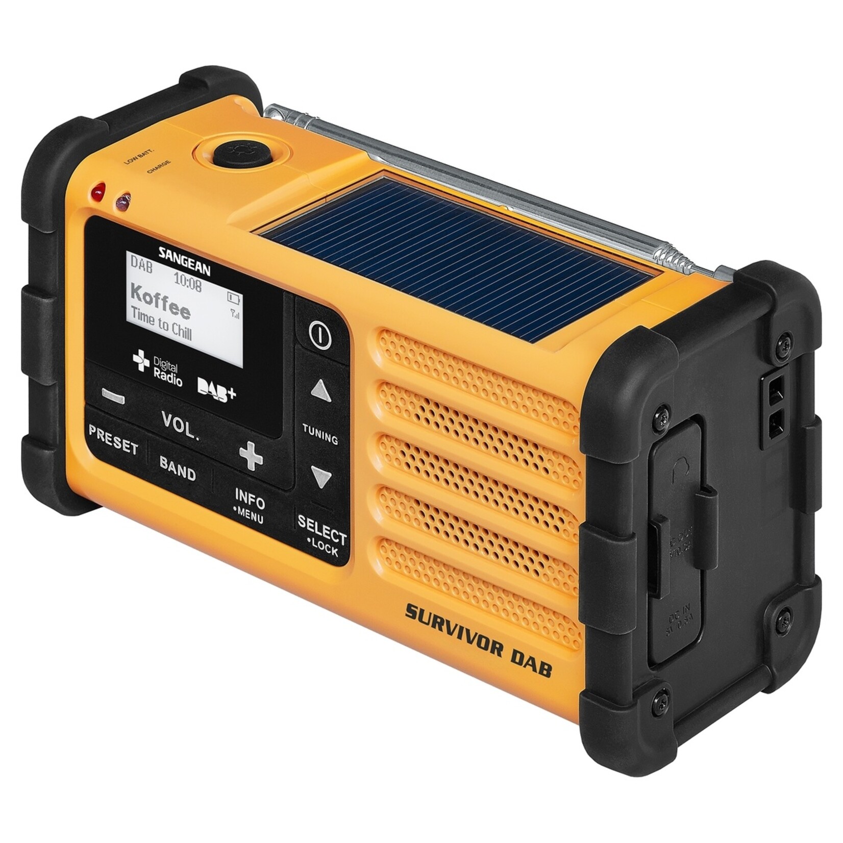 Sangean Sangean MMR-88DAB Survivor DAB+/FM Noodradio met Oplaadbare Batterij