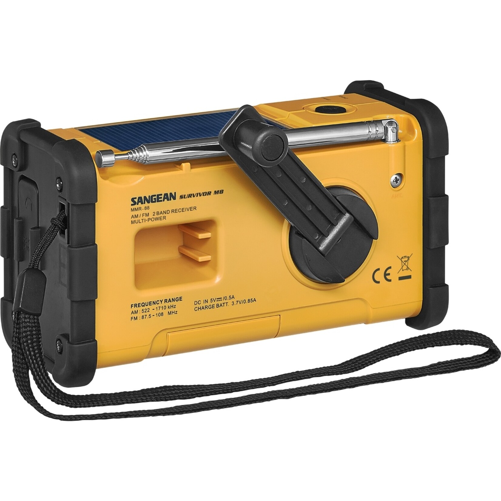 Sangean Sangean MR-88FM Survivor AM/FM Noodradio met Oplaadbare Batterij