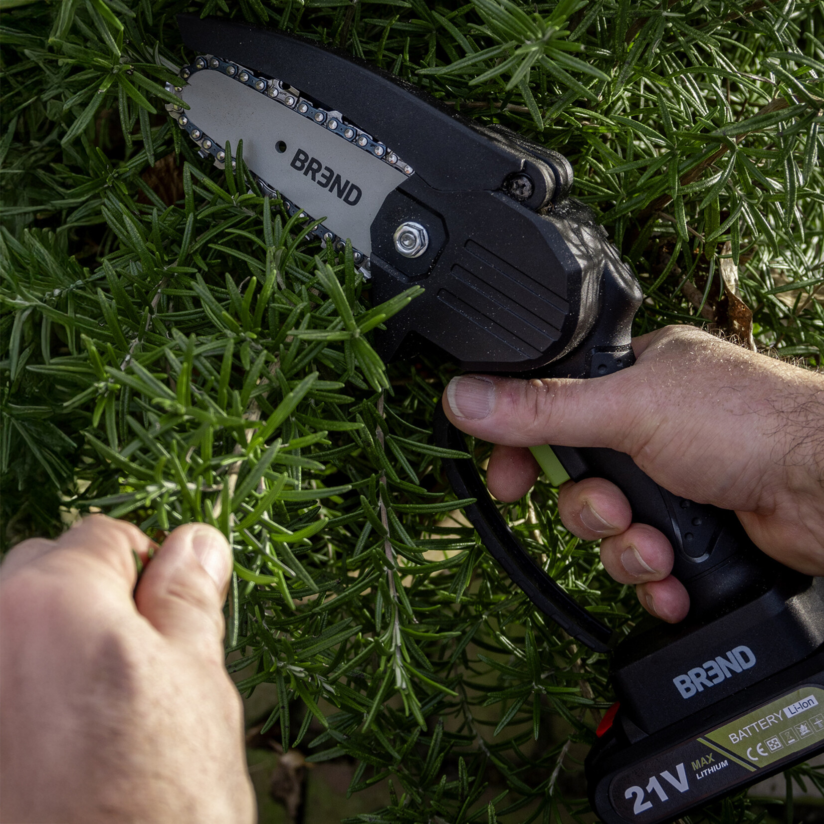 BREND BREND BR-2236 Elektrische Mini Kettingzaag met Accu – Draadloze Snoeizaag