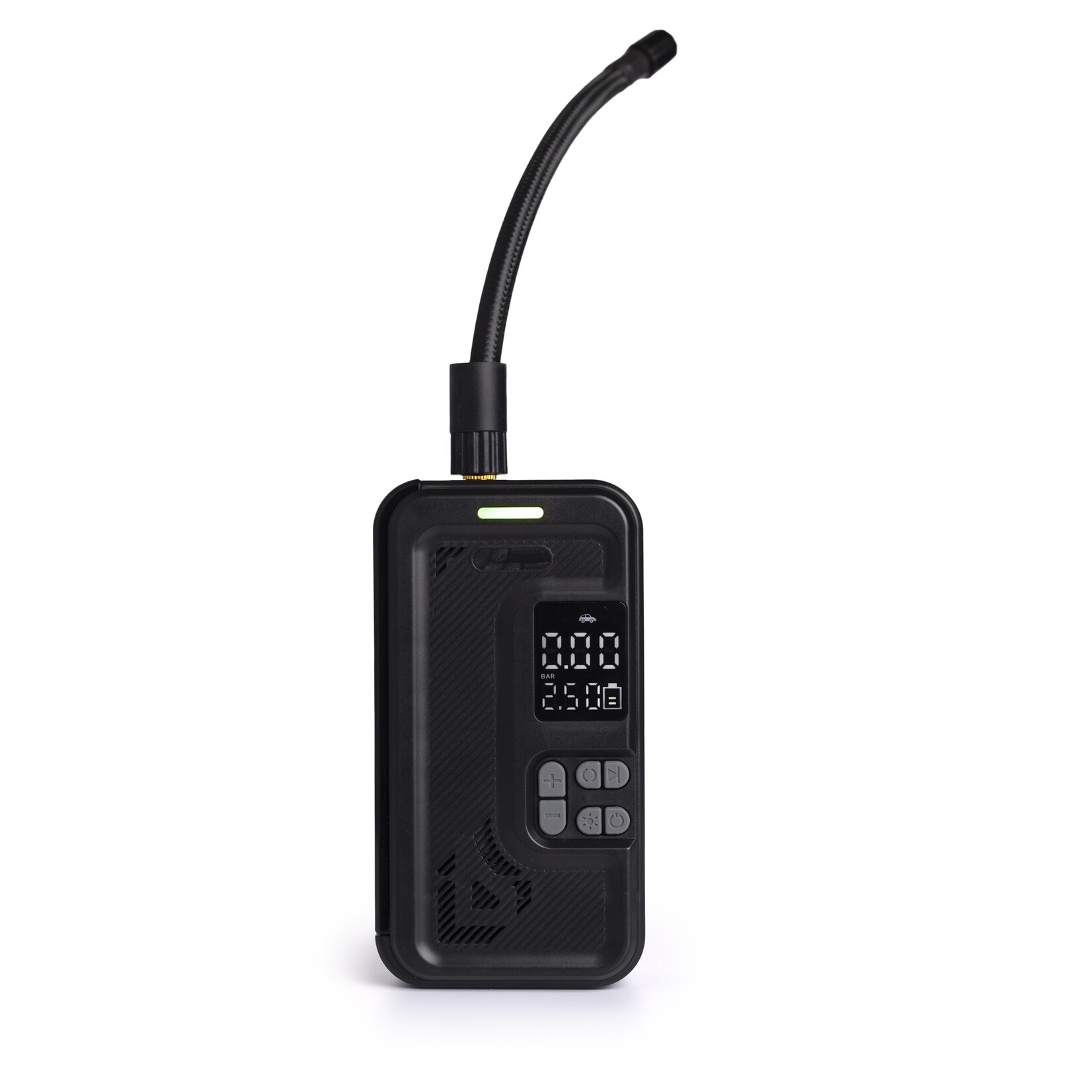 QLT No Less QLT Luchtcompressor met Opbergvak – Draadloos, mAh Batterij en 150 PSI