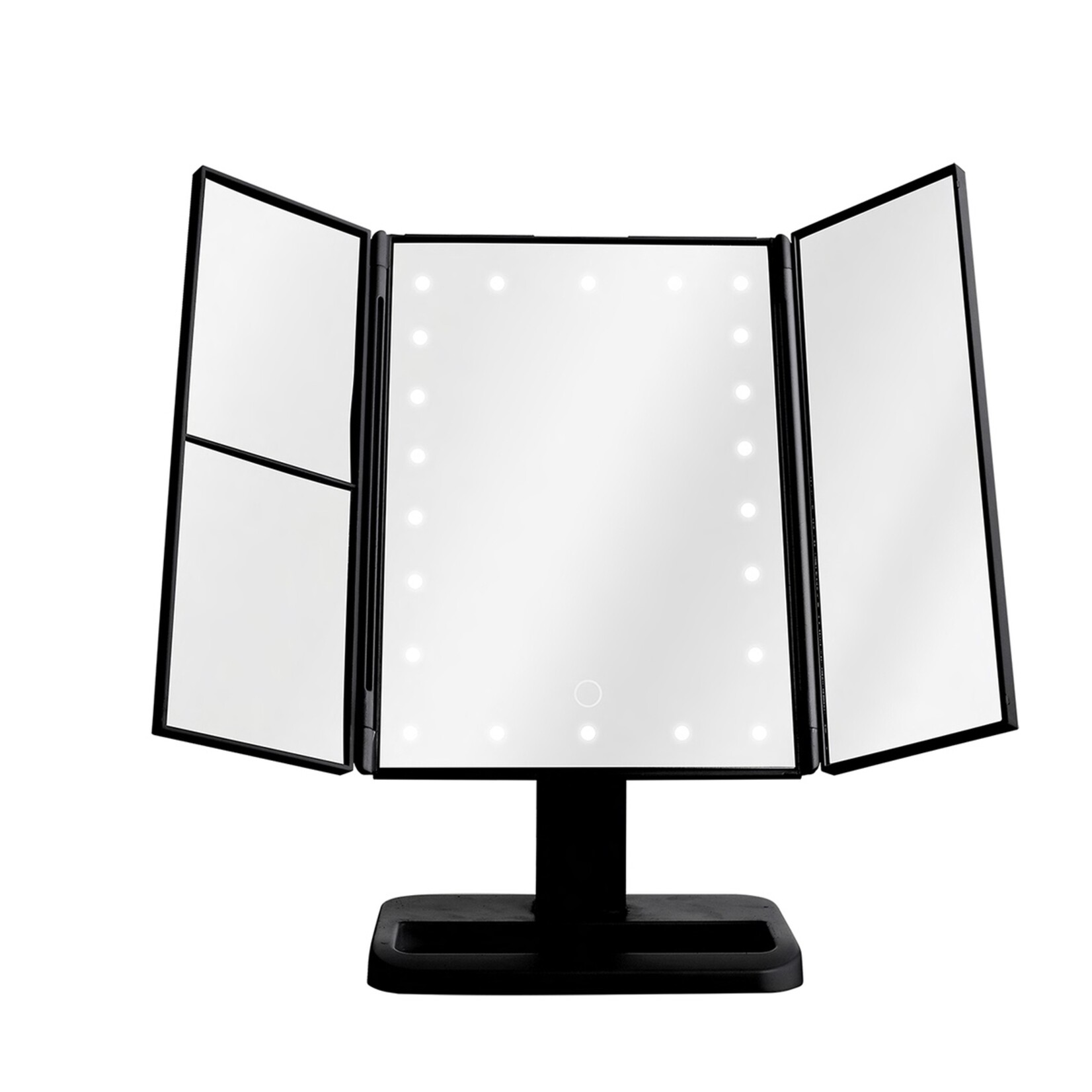 Nexxt Nexxt Make-up Spiegel met LED Licht - Opvouwbaar en Vergroting 2x/3x